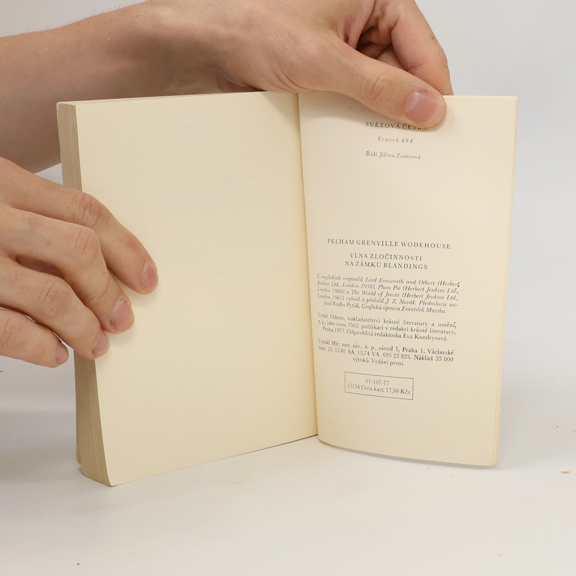 Pelham Wodehouse Vlna zločinnosti na zámku Blandings