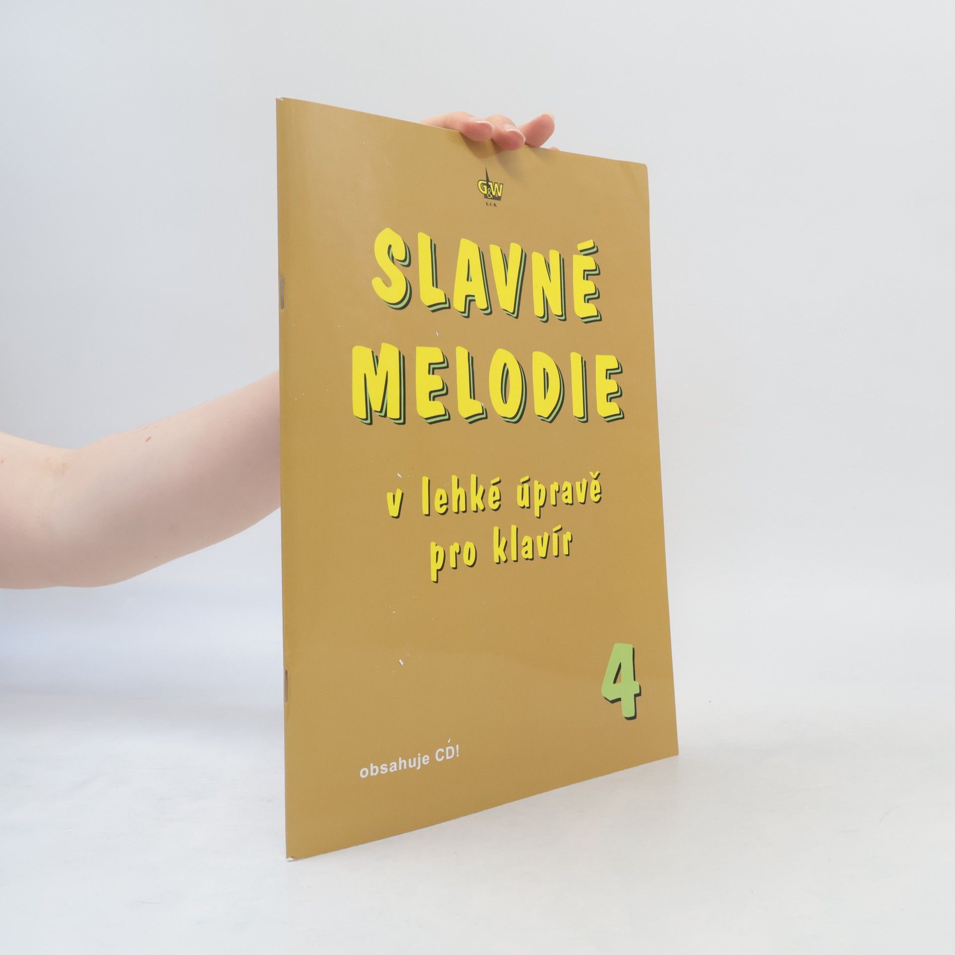 G+W Slavné melodie v lehké úpravě pro klavír 4.díl+CD