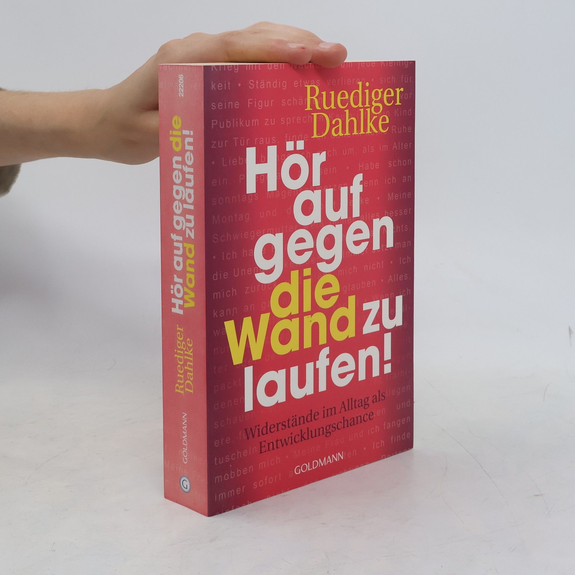 Ruediger Dahlke Hör auf gegen die Wand zu laufen!