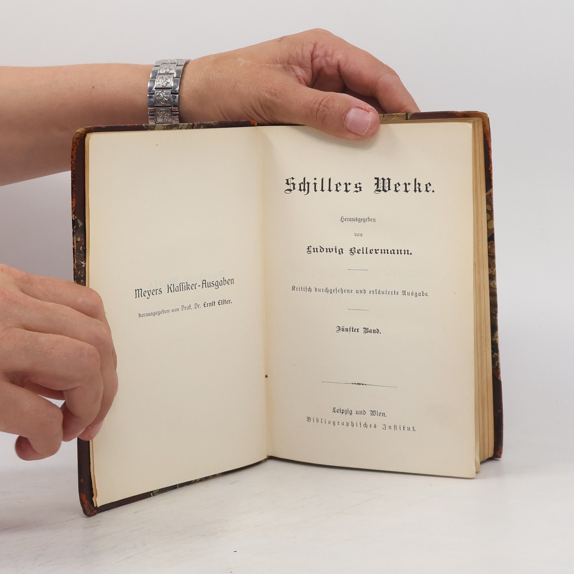 Ludwig Bellermann Schillers Werke 5