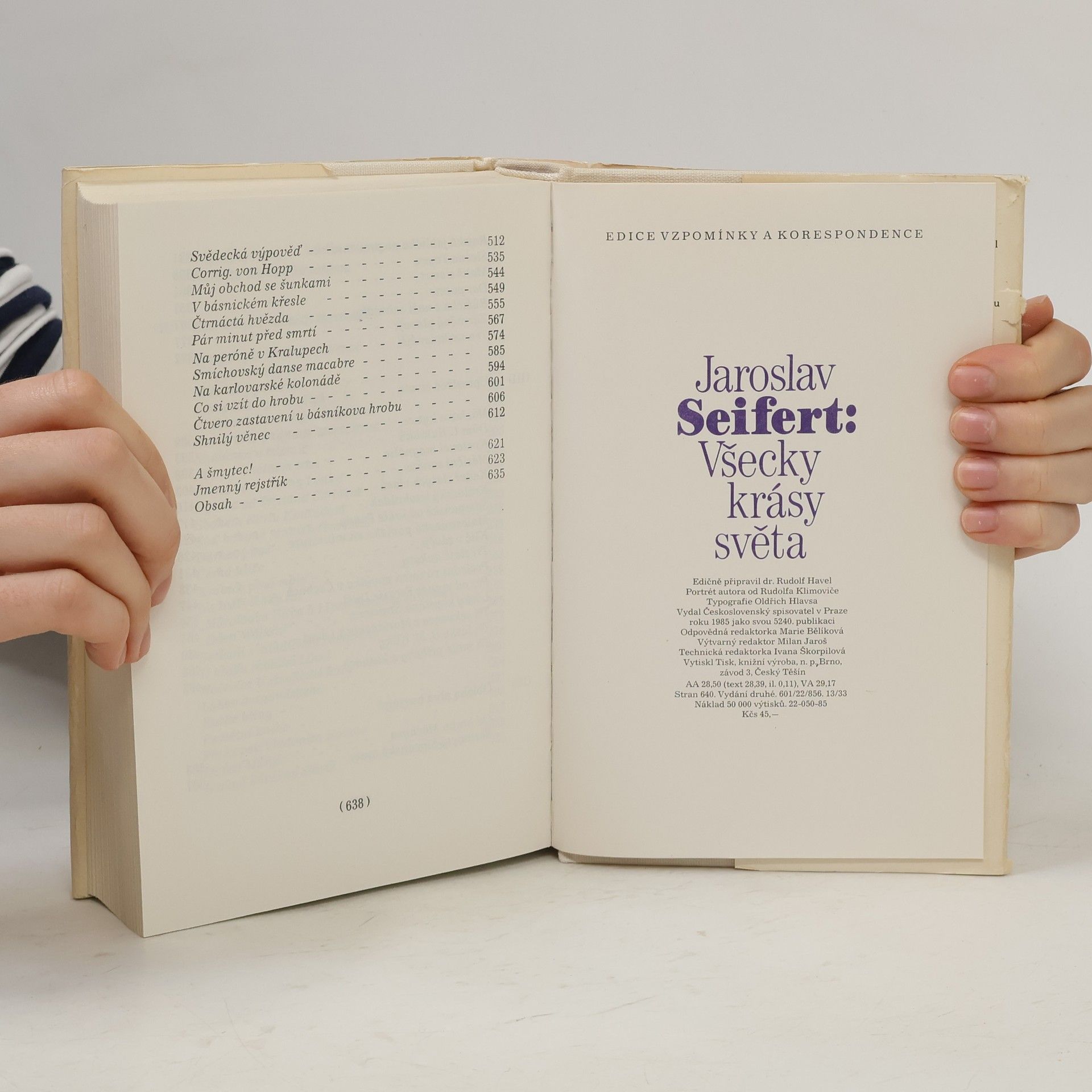 Jaroslav Seifert Všecky krásy světa