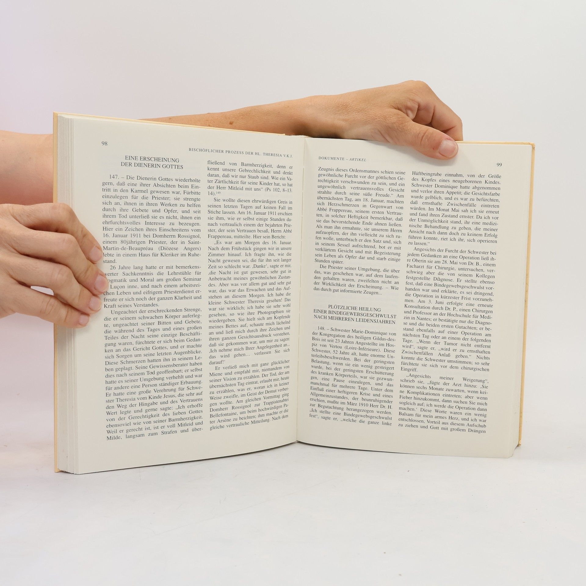 Prozesse der Seligsprechung und Heiligsprechung der heiligen Theresia vom Kinde Jesus und vom Heiligen Antlitz. 1. Bischöflicher Informativprozess