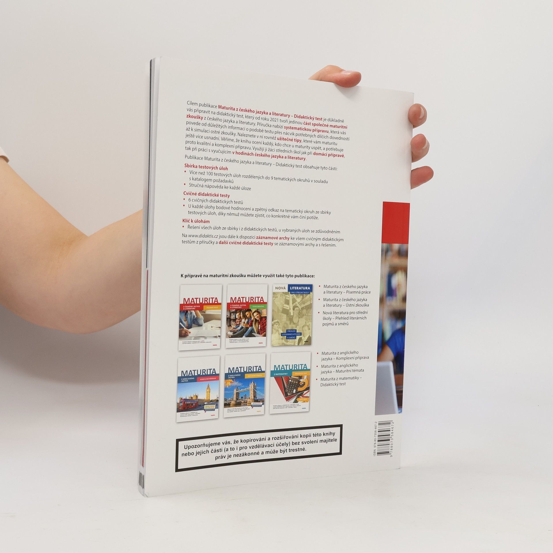 Various authors Maturita z českého jazyka a literatury: Didaktický test