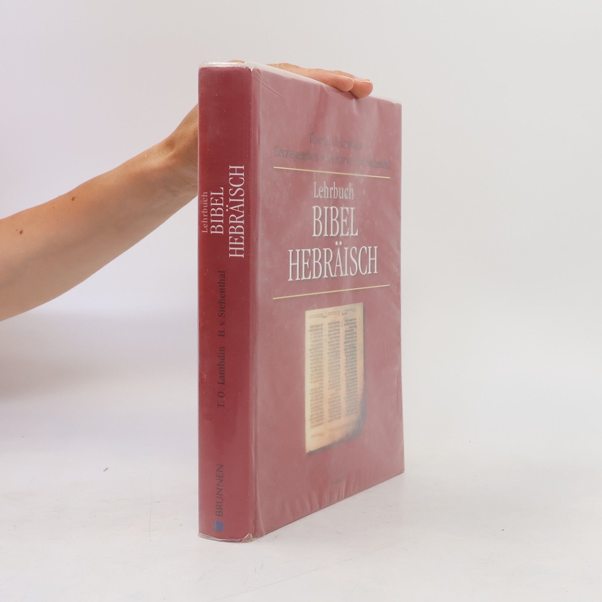 Thomas O Lambdin Introduction to Biblical Hebrew. Německy Lehrbuch Bibel-Hebräisch