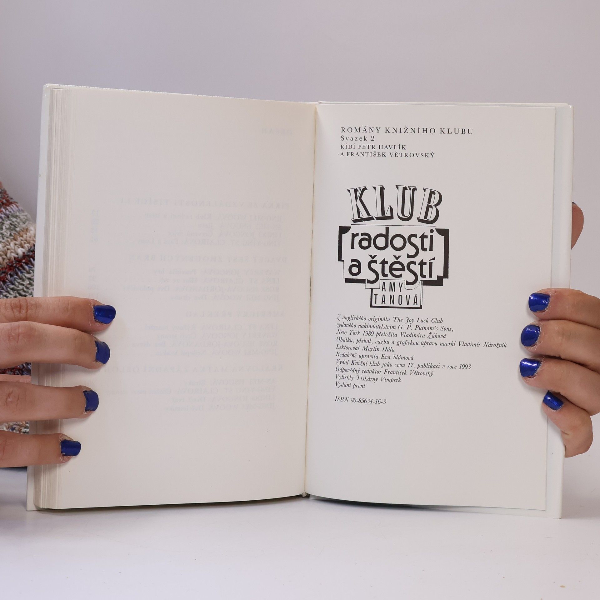 Amy Tan Klub radosti a štěstí
