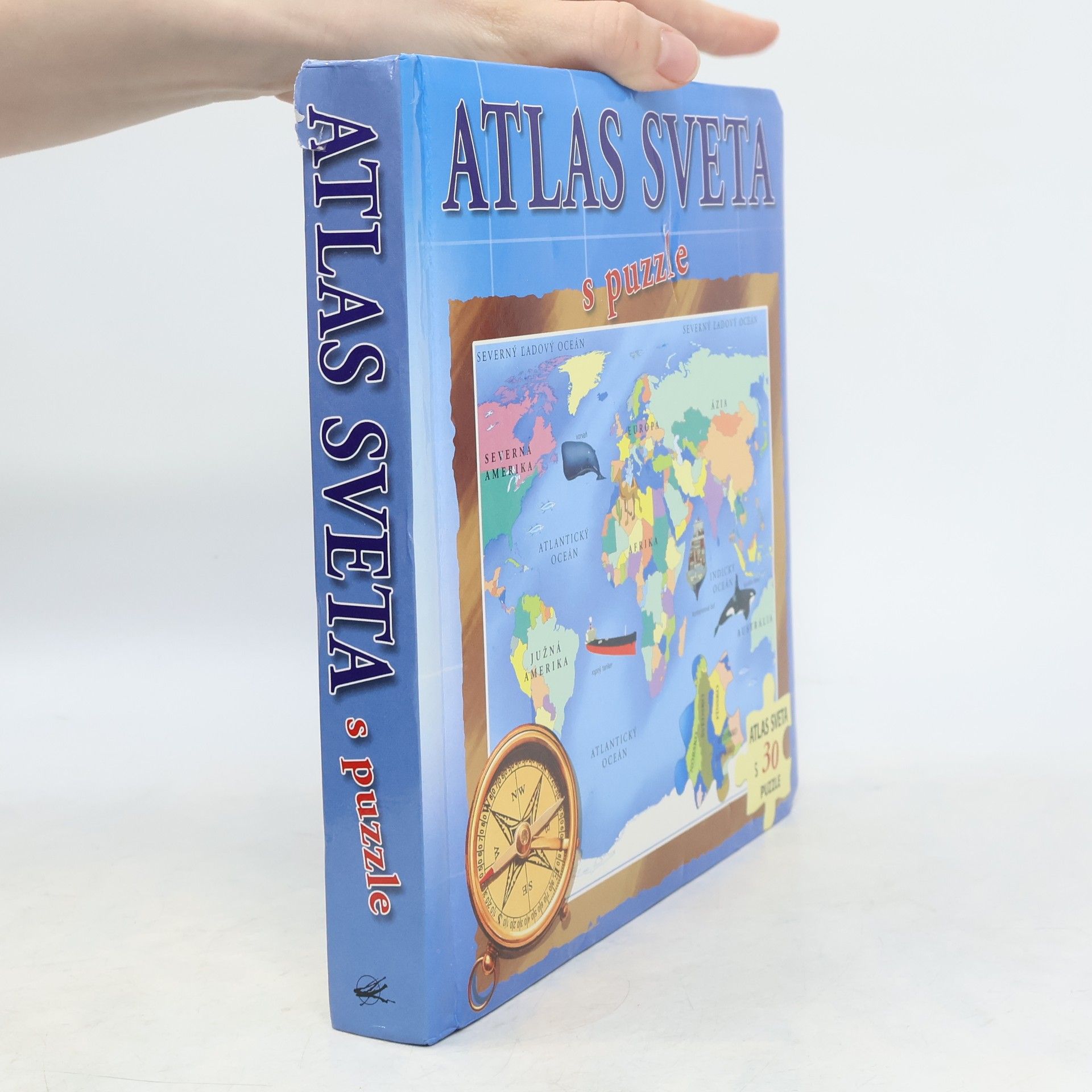 Various authors Atlas sveta s puzzle