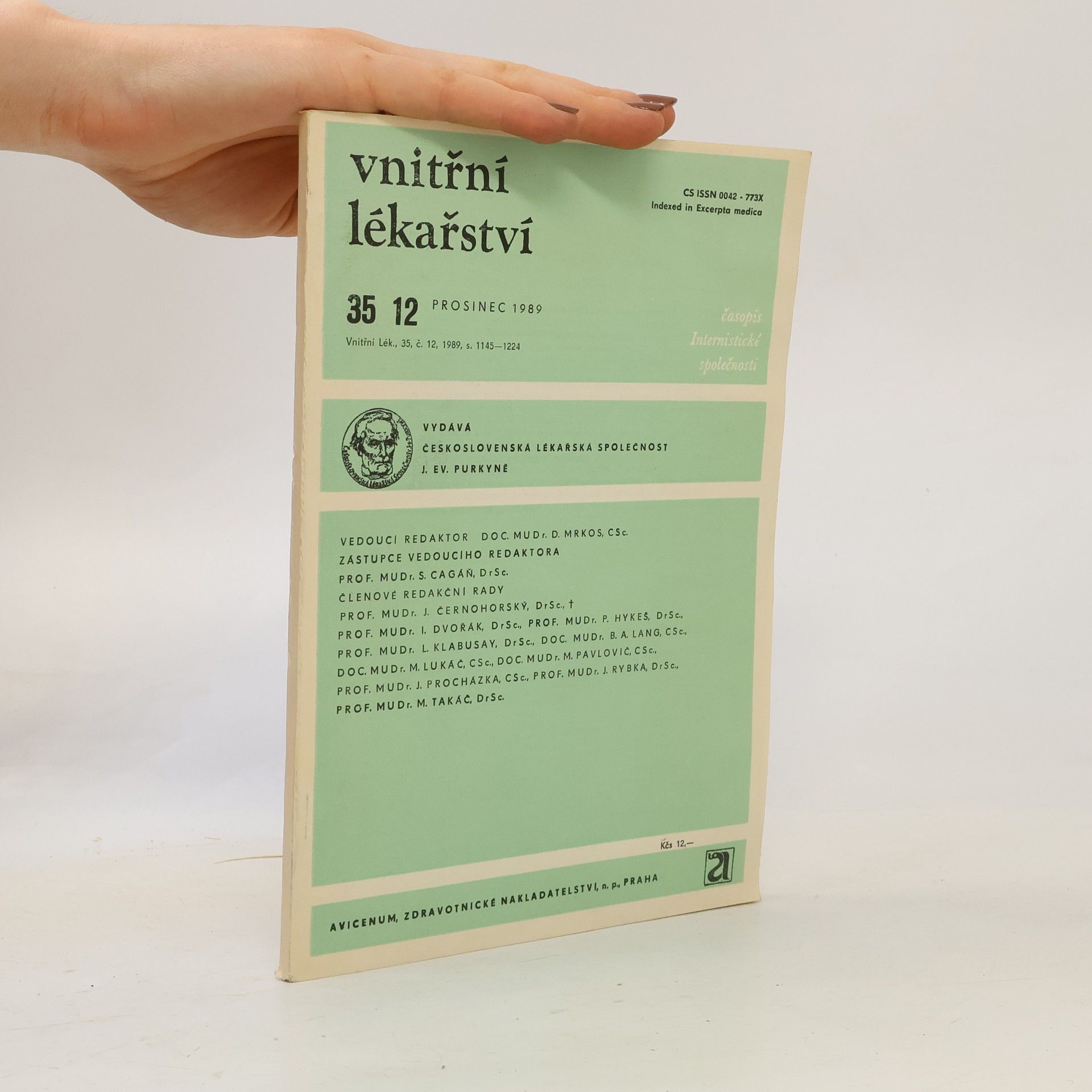 Autorenkollektiv Vnitřní lékařství 35, č. 12