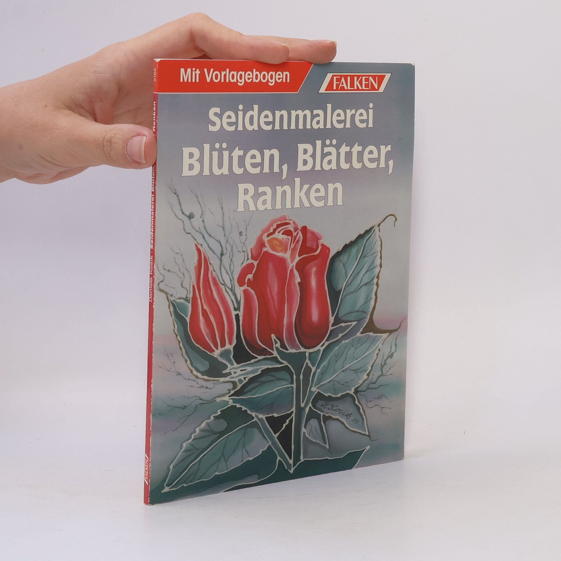 Daniela Kosik Seidenmalerei, Blüten, Blätter, Ranken