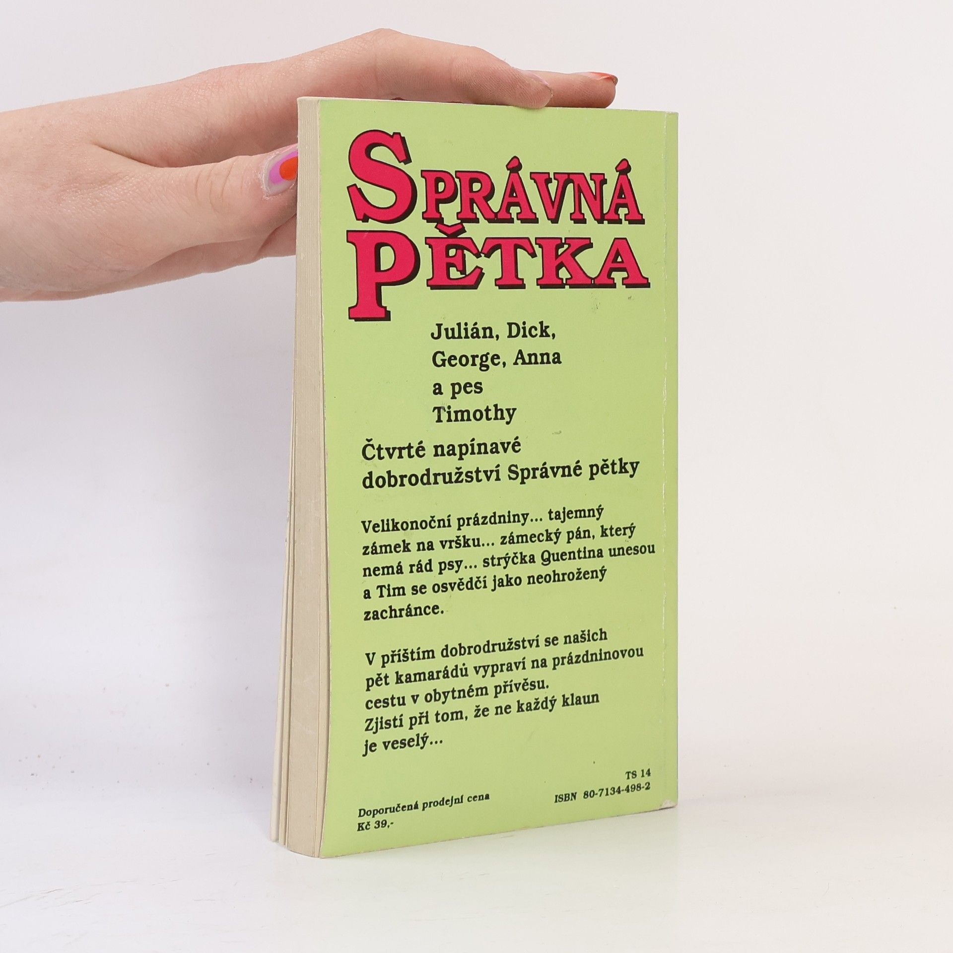Enid Blyton Správná pětka. Pětka na Pašeráckém vršku