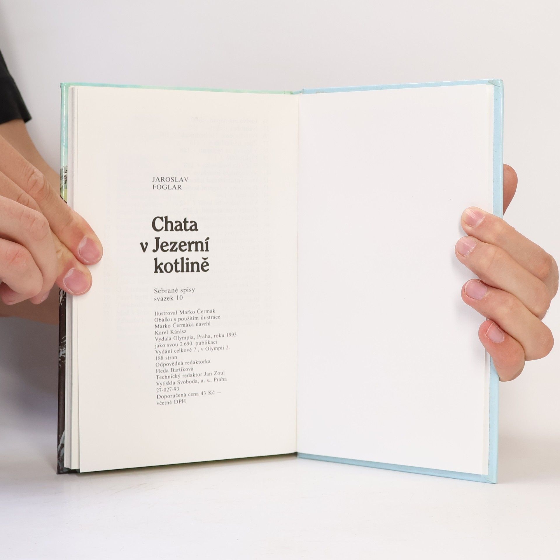 Jaroslav Foglar Chata v jezerní kotlině