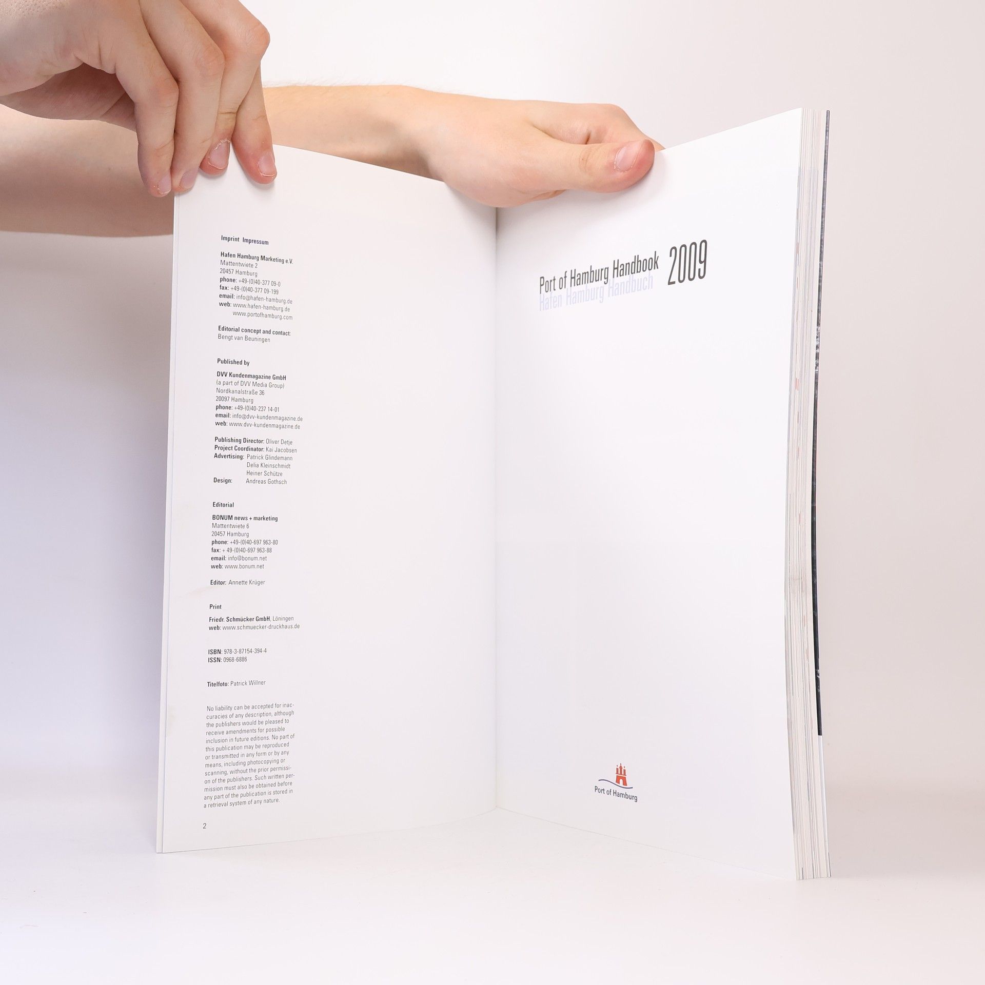 Kolektiv autorů Port of Hamburg Handbook 2009