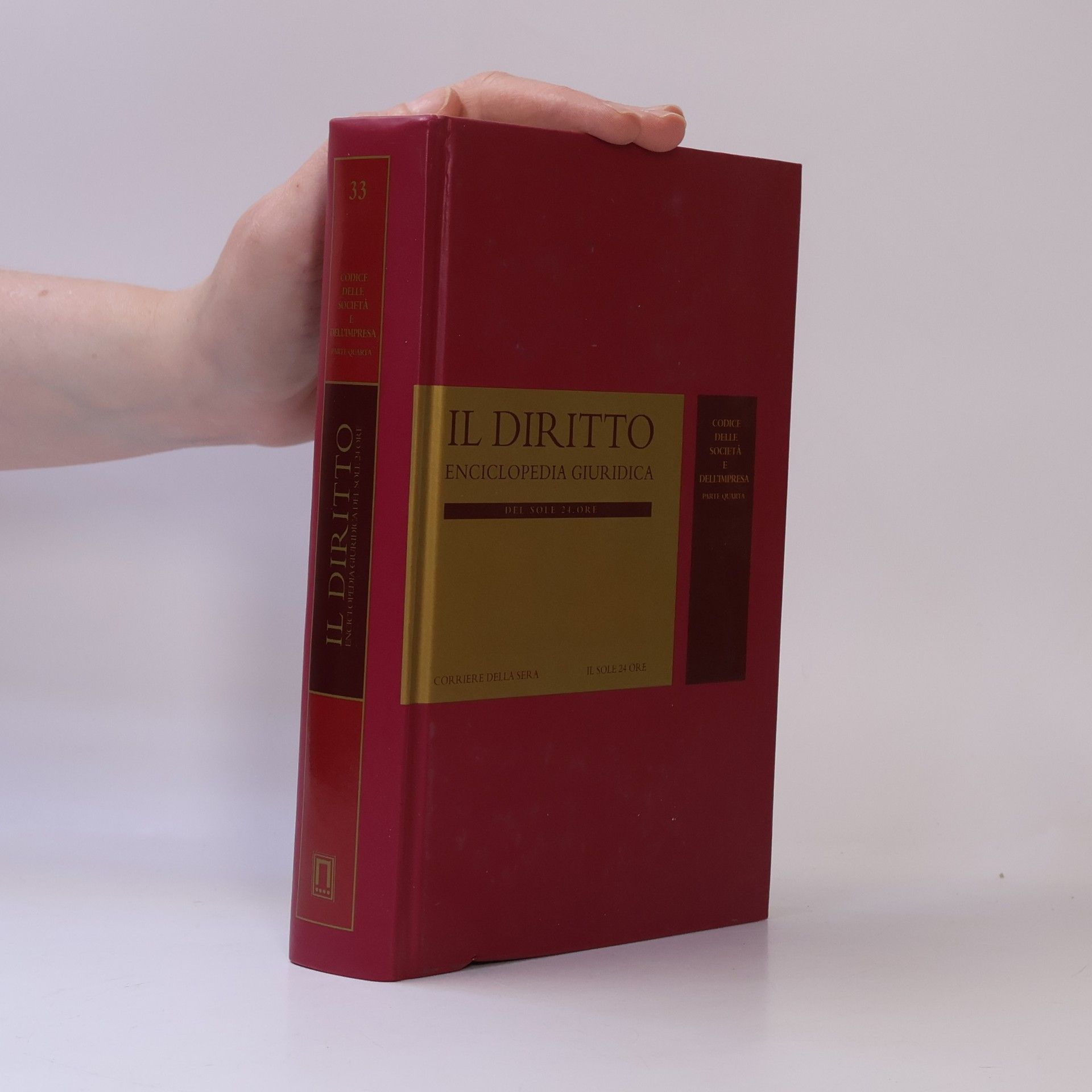 AA.VV. Il diritto 33. Enciclopedia Giuridica del Sole 24 Ore
