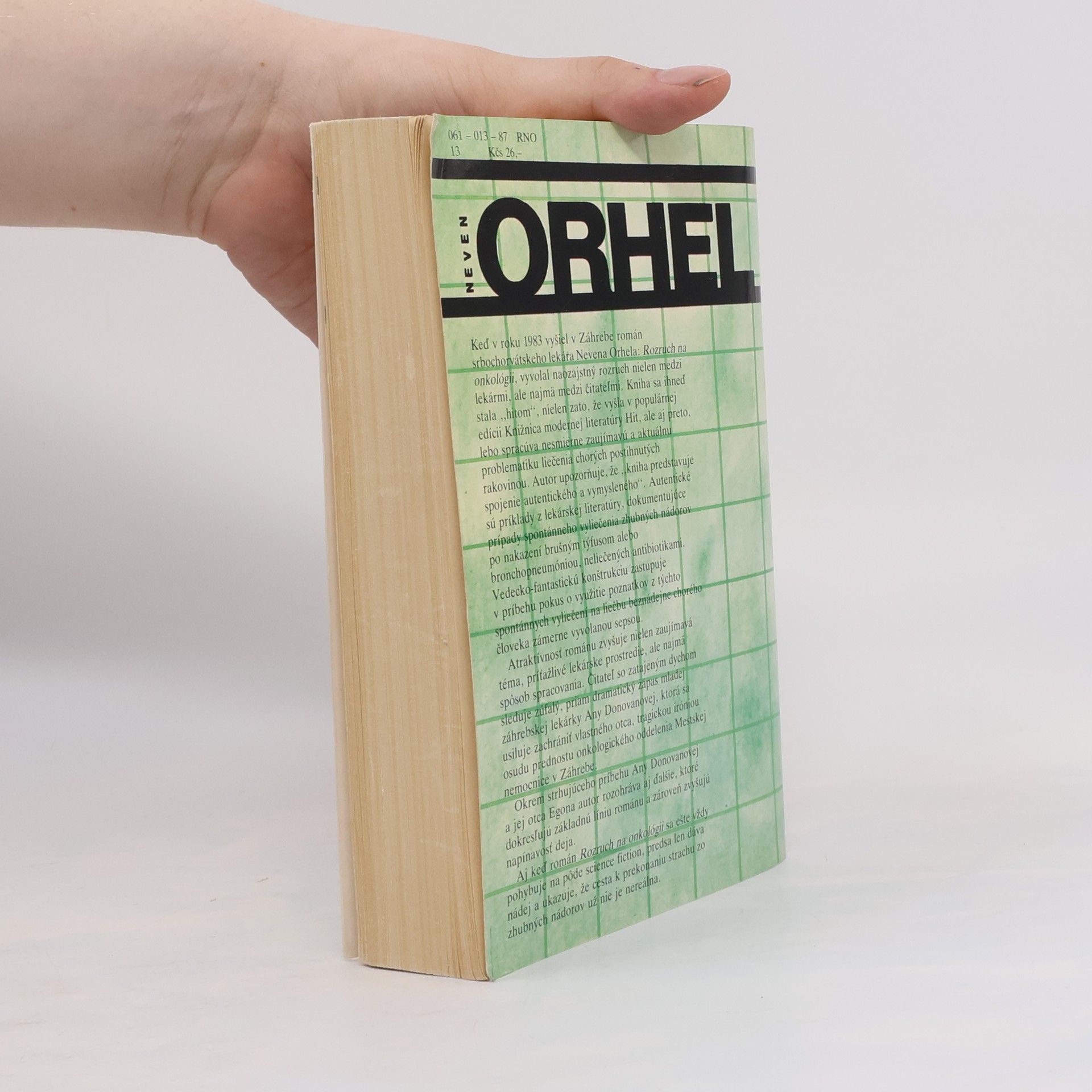 Neven Orhel Rozruch na onkológii