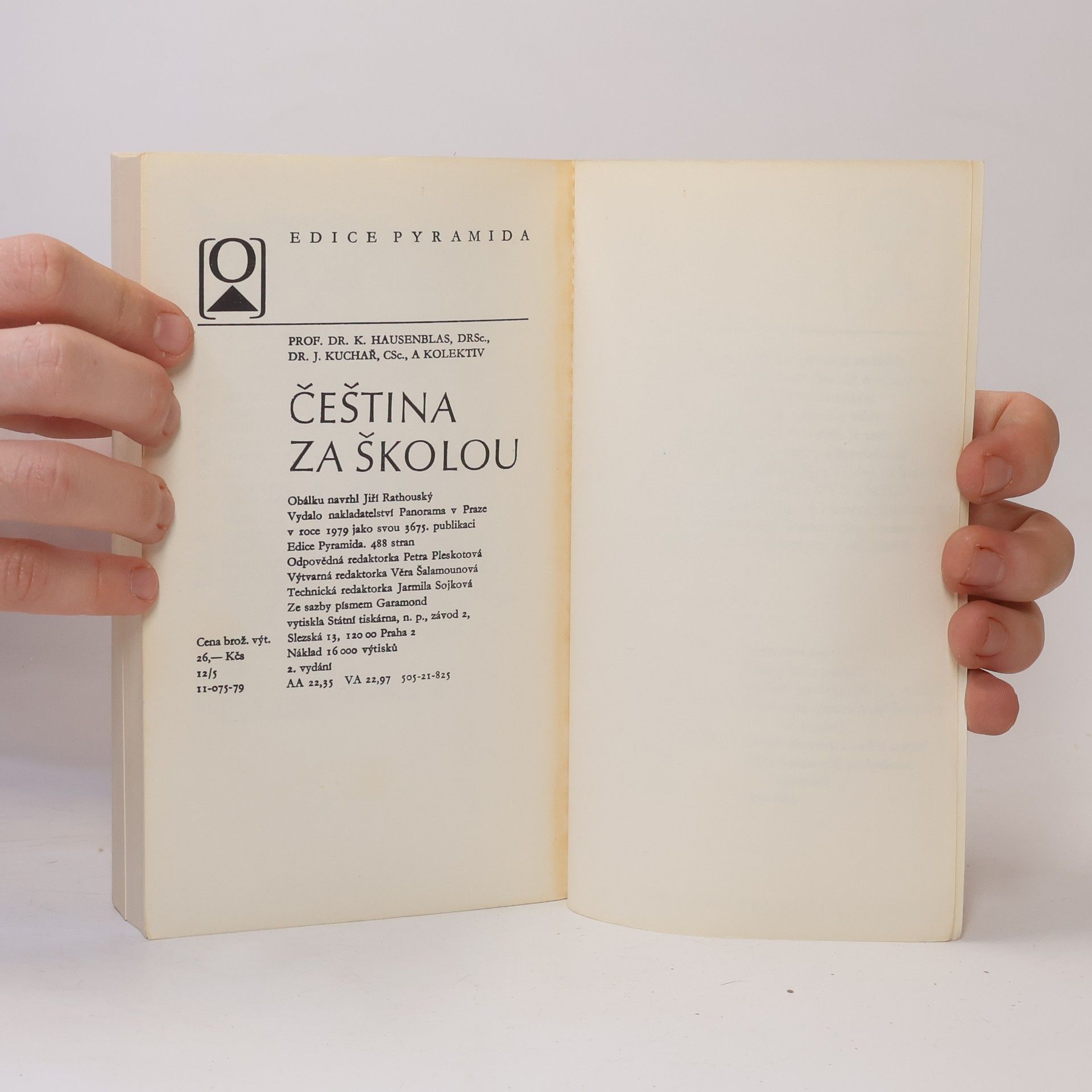 Karel Hausenblas Čeština za školou