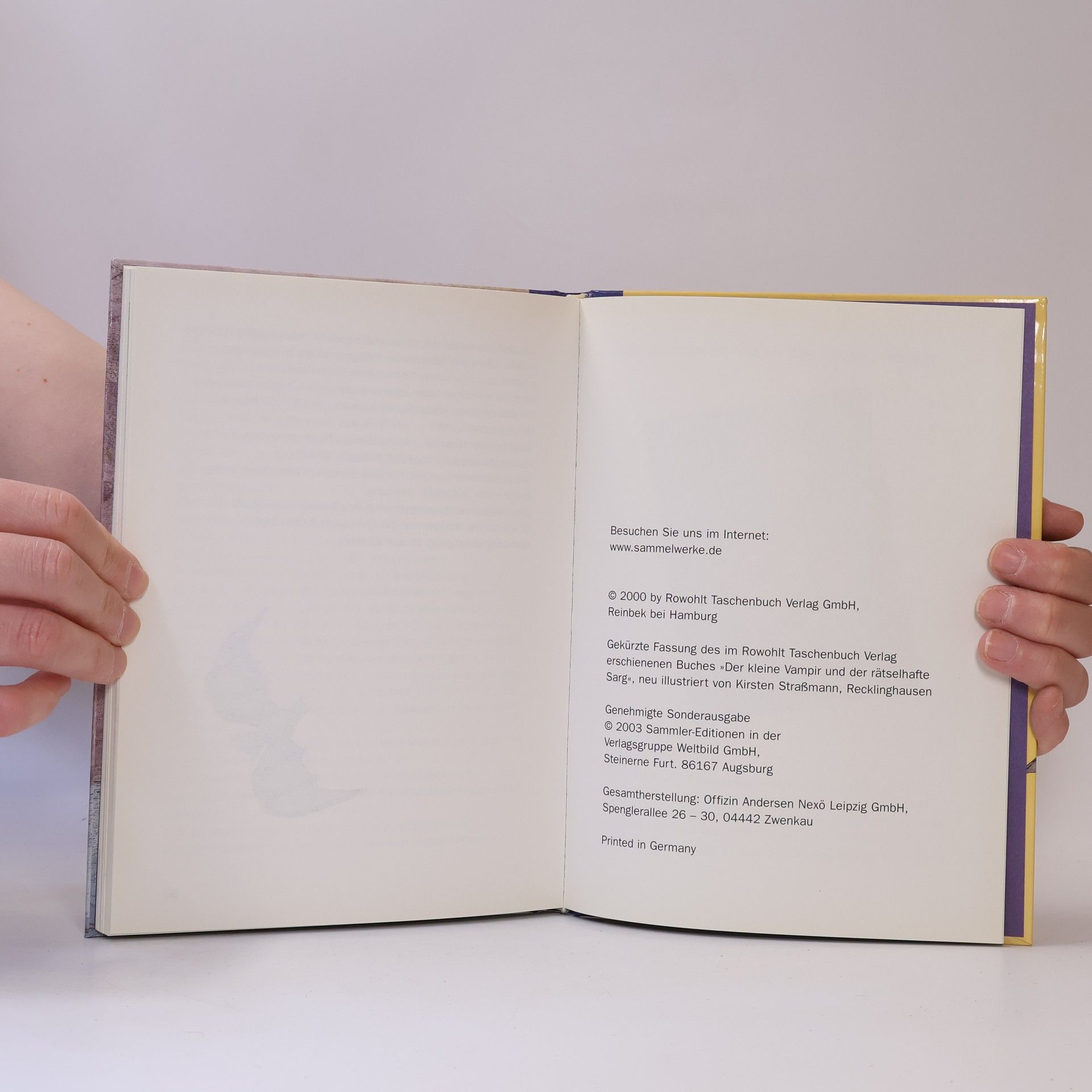 Angela Sommer Bodenburg Der kleine Vampir und der rätselhafte Sarg