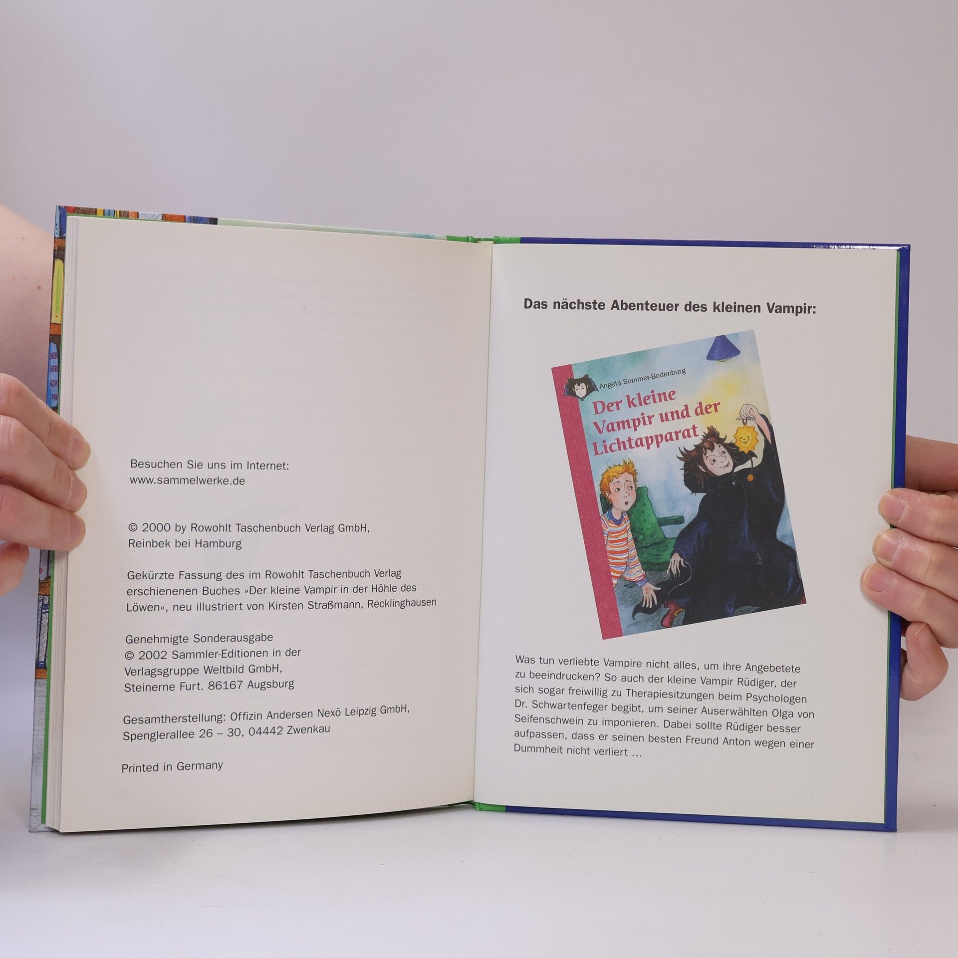 Angela Sommer-Bodenburg Der kleine Vampir in der Höhle des Löwen