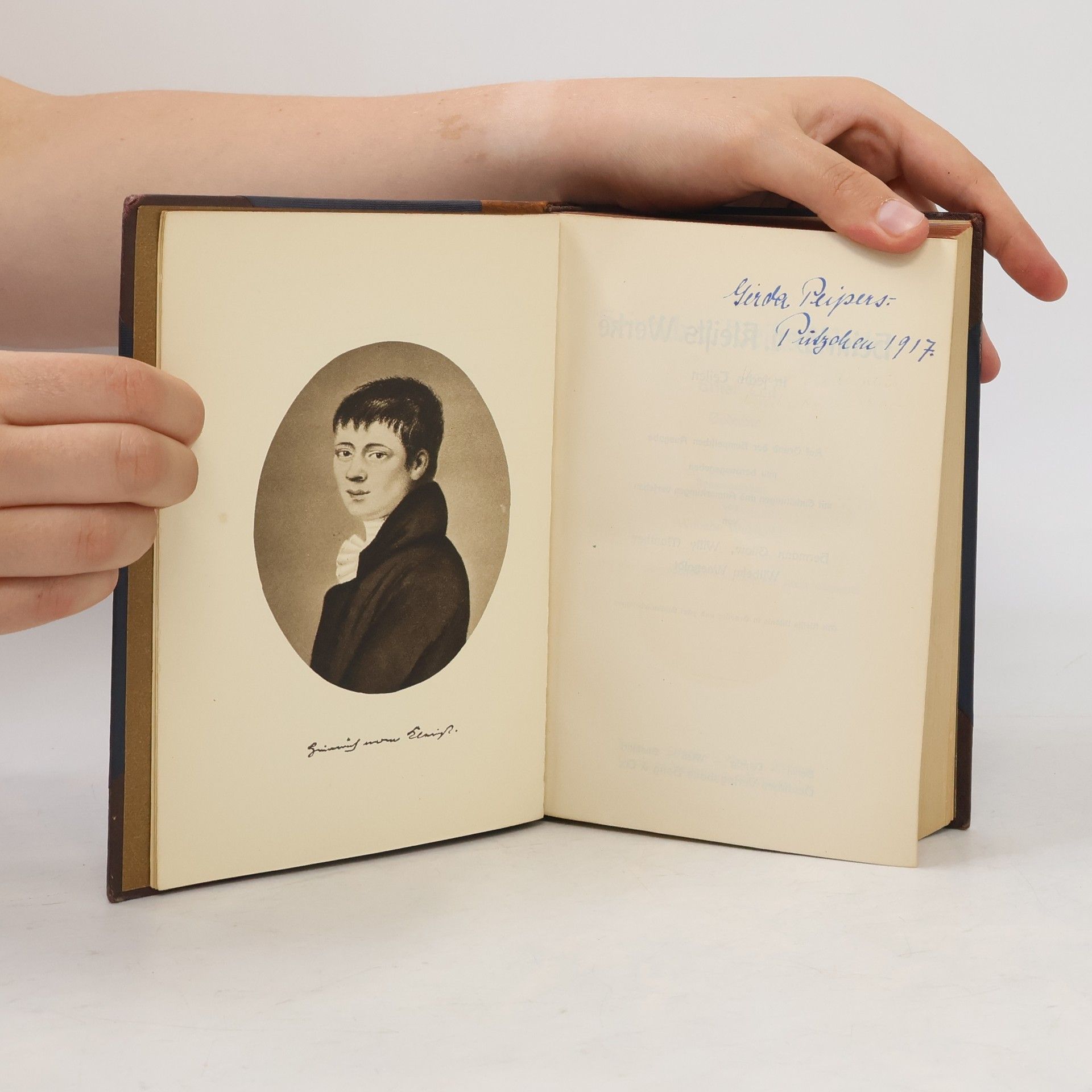 Heinrich von Kleist Heinrich v. Kleists Werke 1. Teil: Gedichte