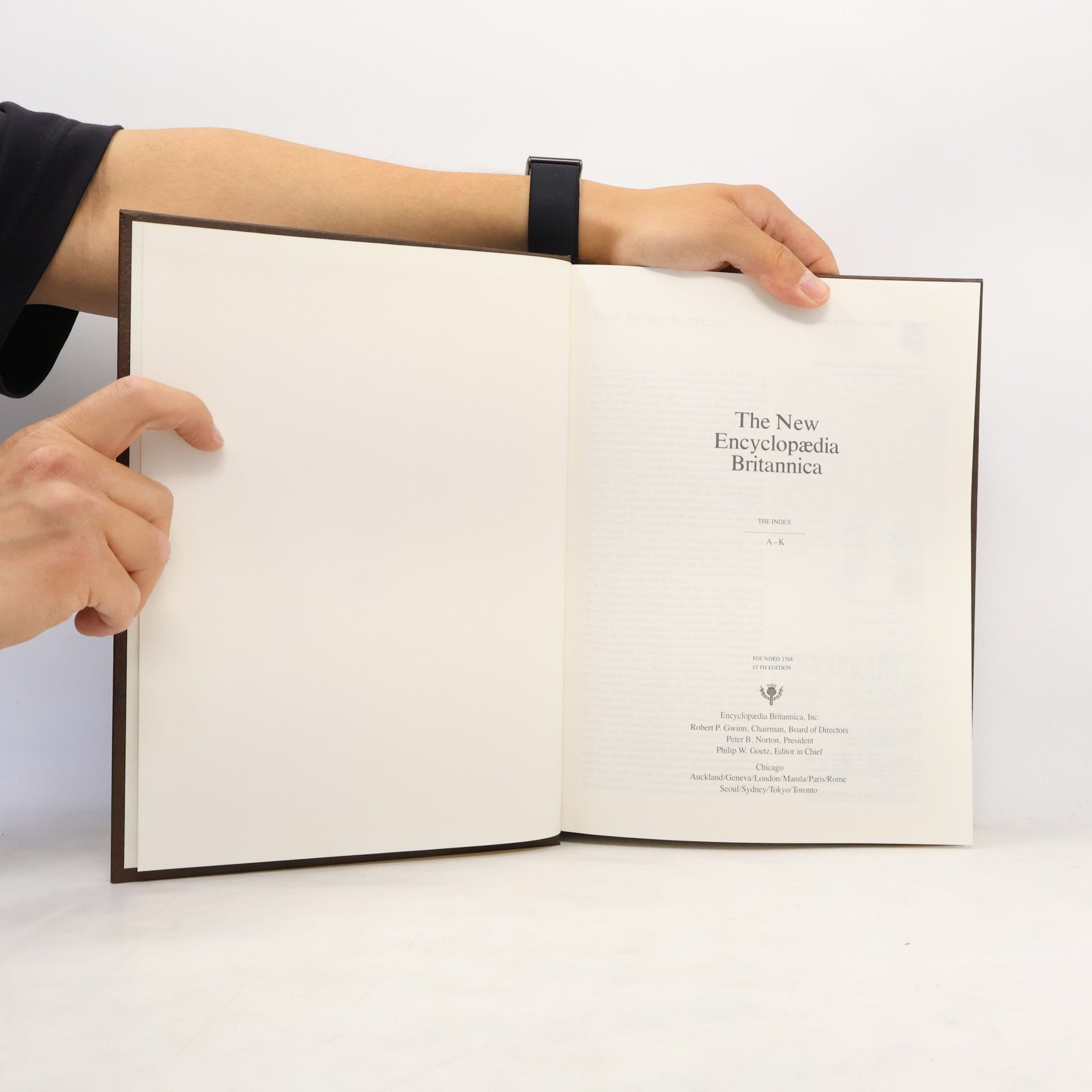 Kolektív autorov The New Encyclopædia Britannica. The Index A-K