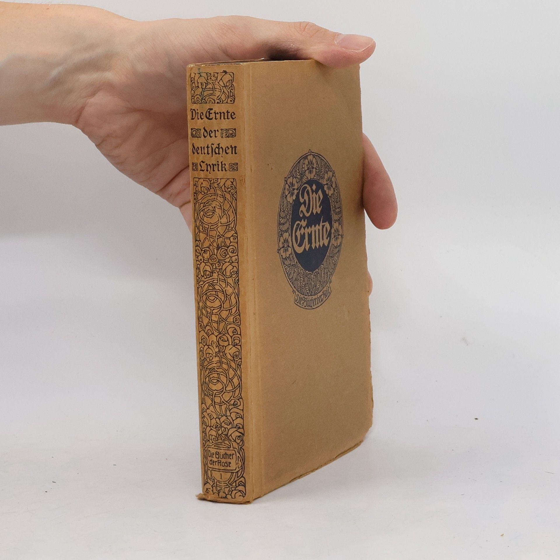 Will Vesper Das erste Buch der Ernte aus acht Jahrhunderten deutscher Lyrik