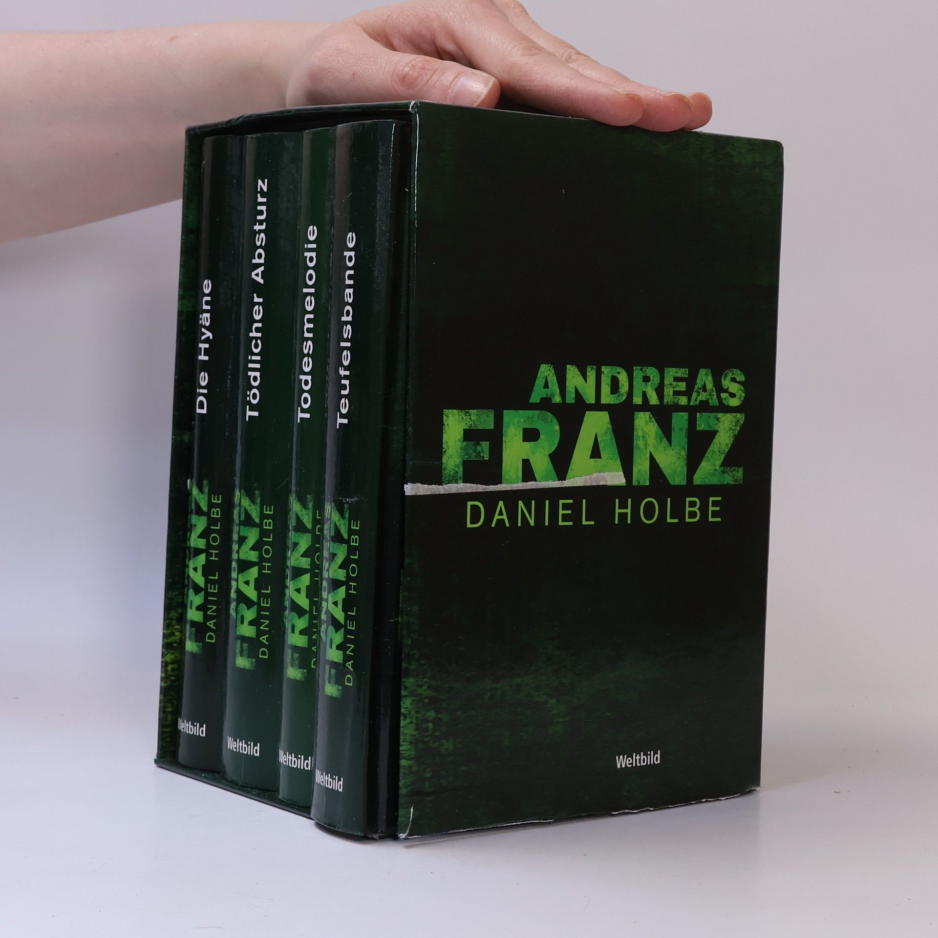 Andreas Franz Todesmelodie. Tödlicher Absturz. Teufelsbande. Die Hyäne