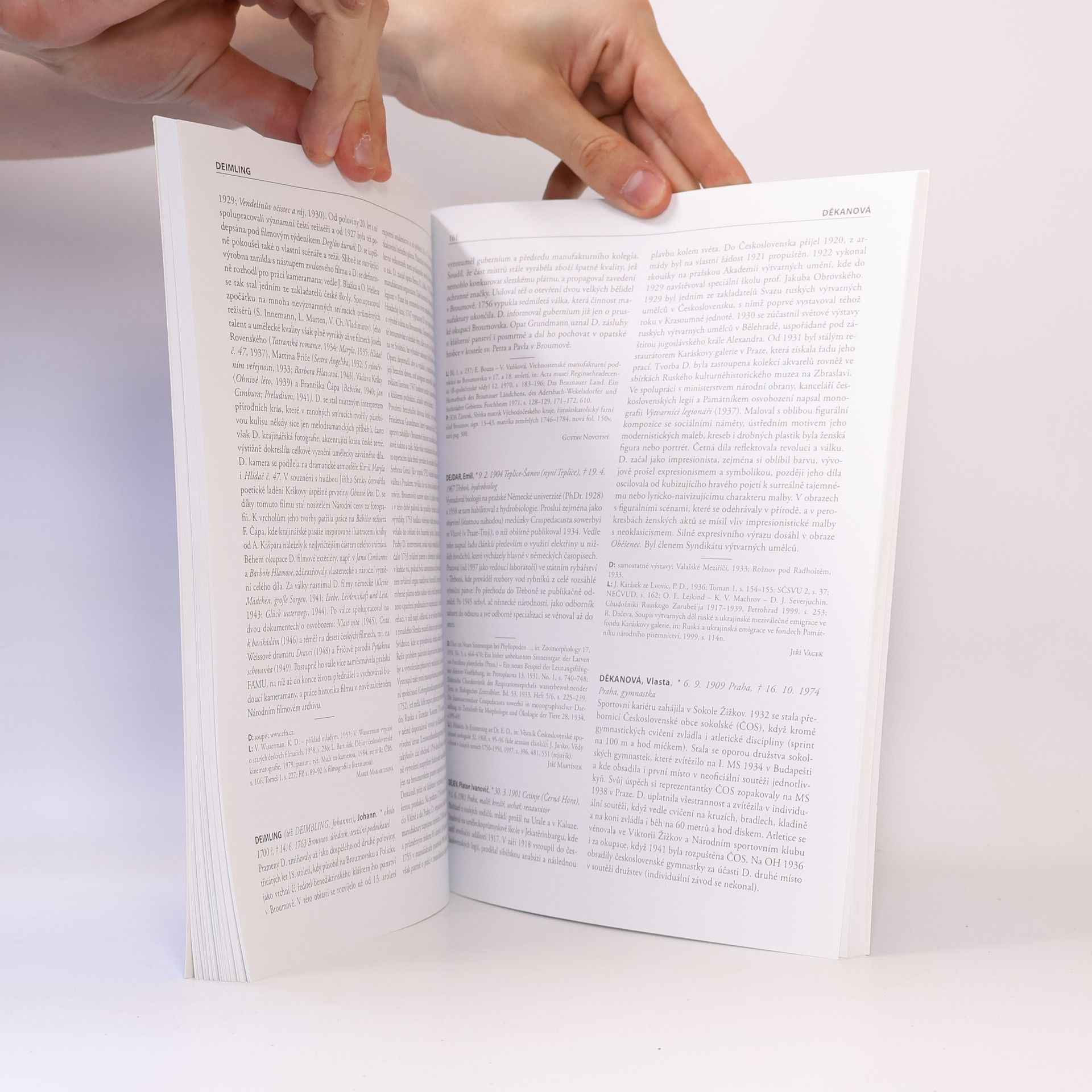 Pavla Vošahlíková Biografický slovník českých zemí, 12.sešit (D-Die)
