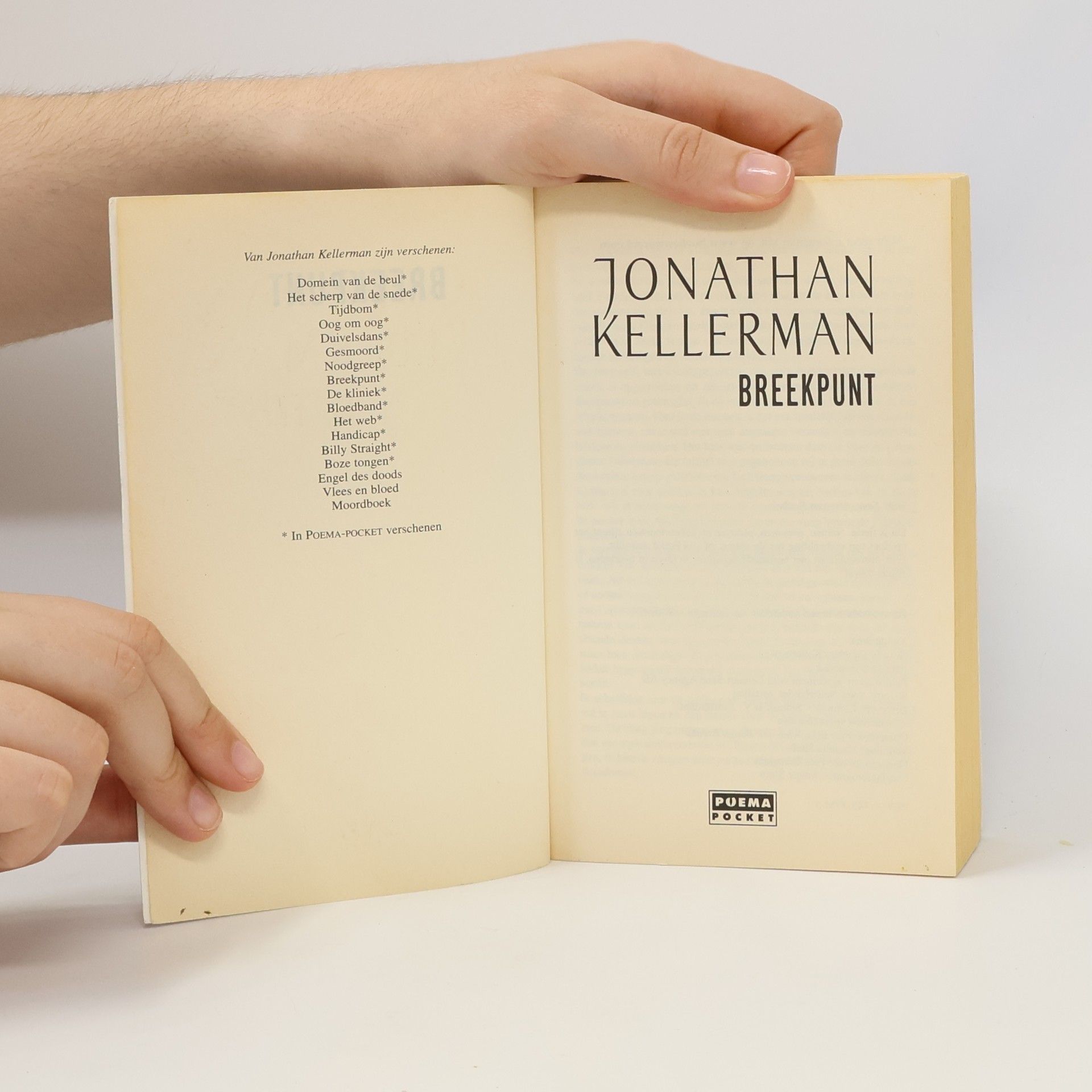 Jonathan Kellerman Breekpunt