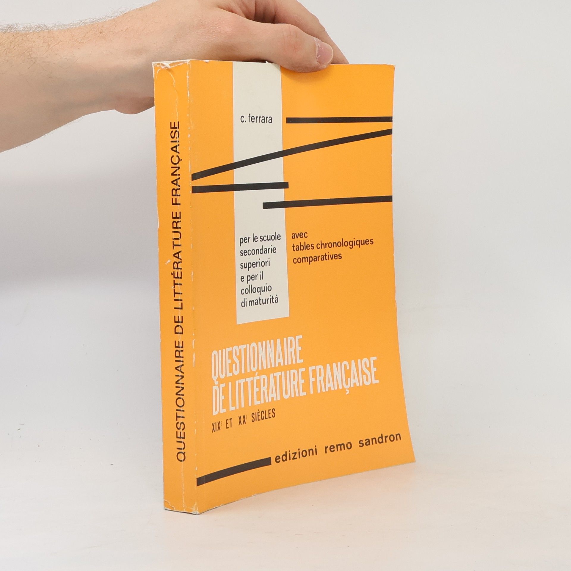 C. Ferrara. Questionnaire de littérature française