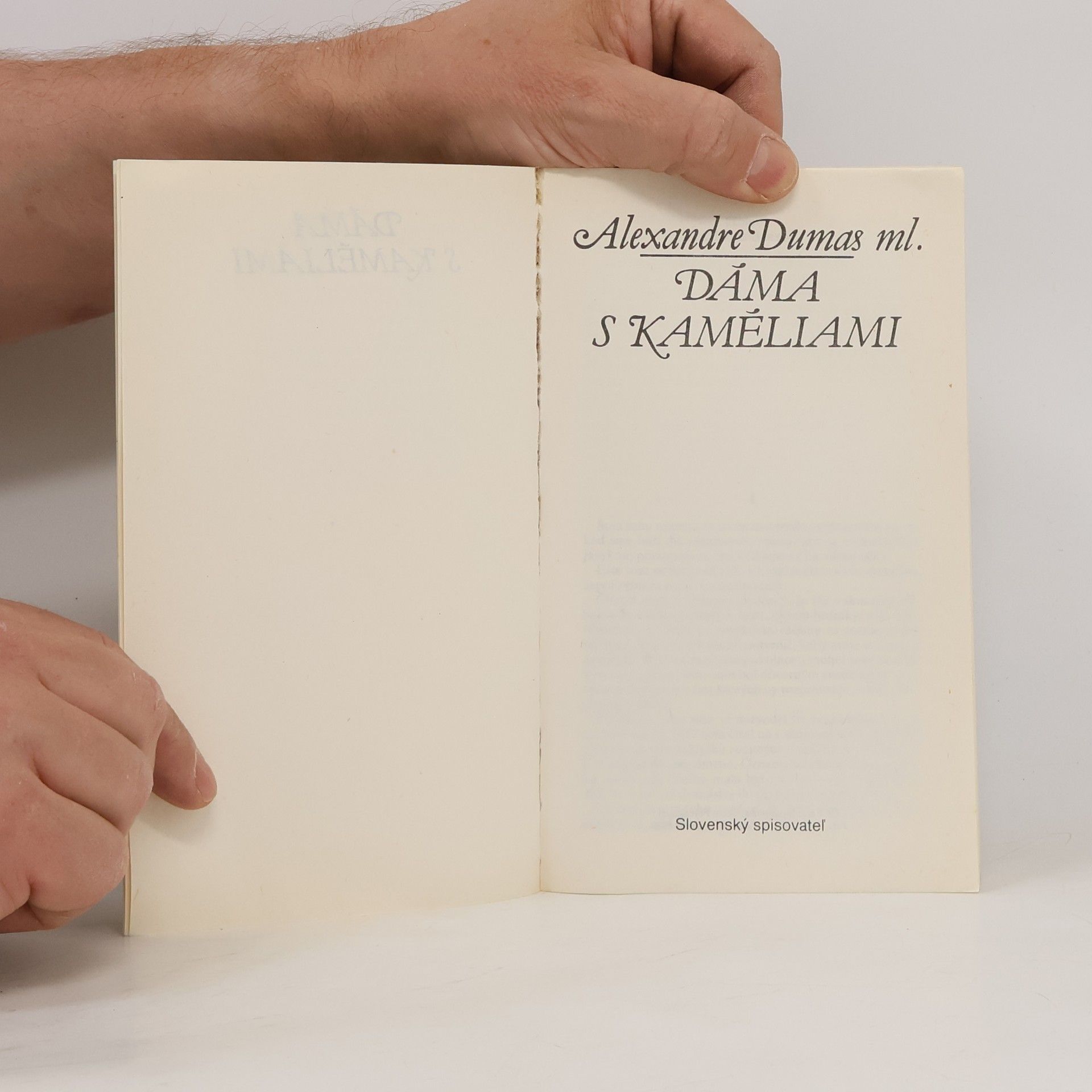 Alexandre Dumas mladší Dáma s kaméliami