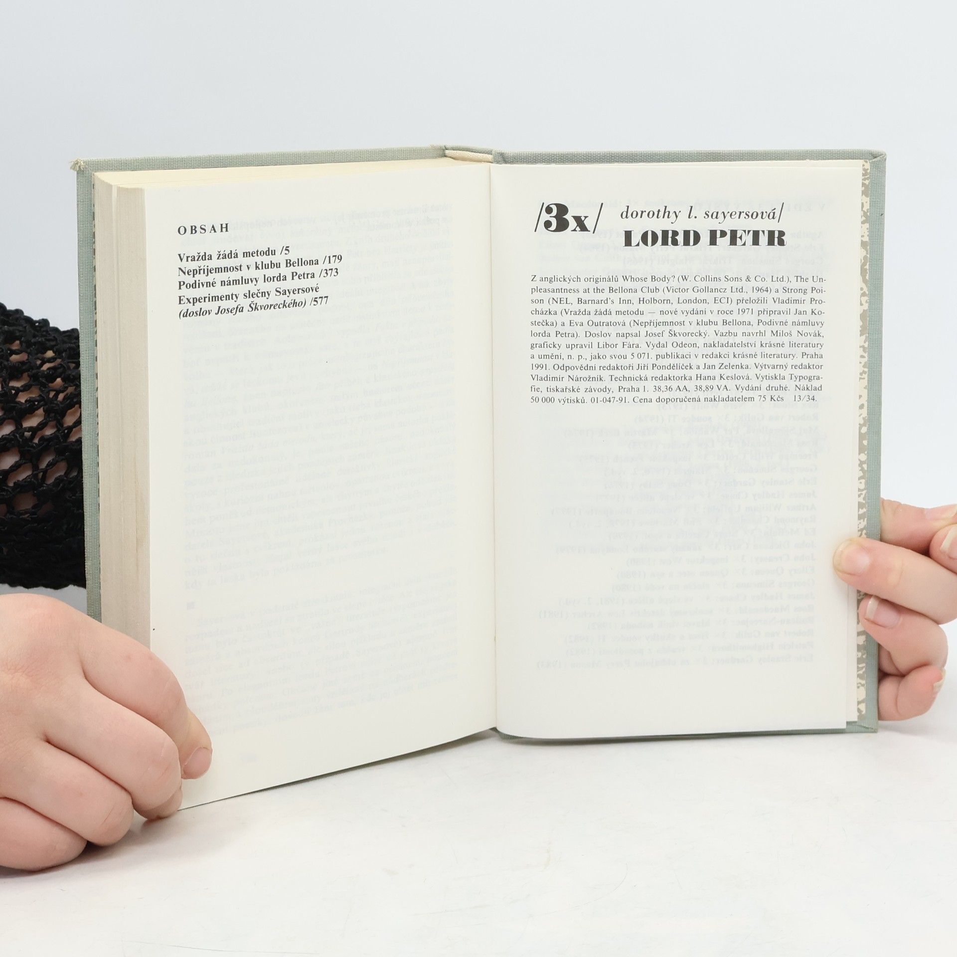 Dorothy L. Sayers Třikrát lord Petr