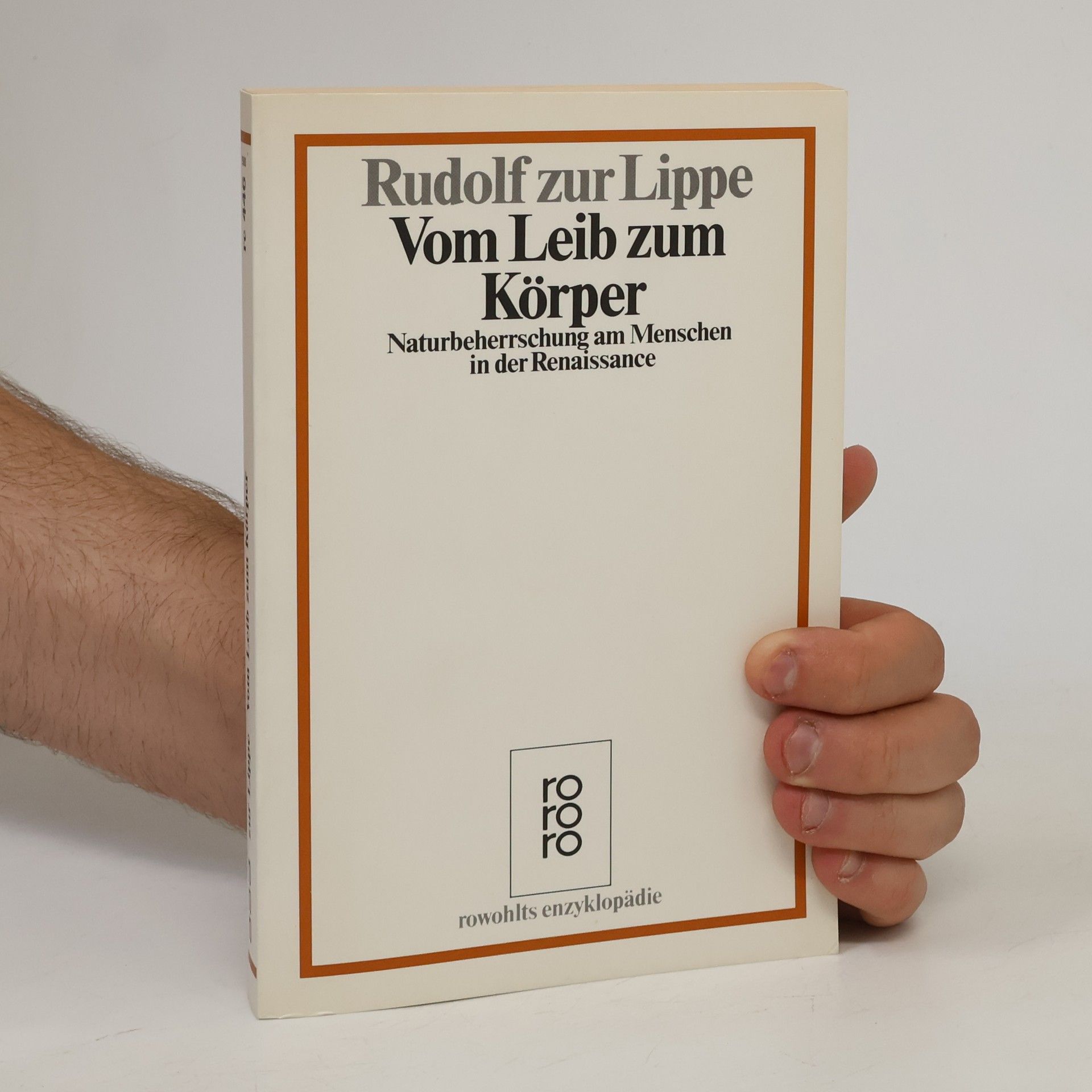 Rudolf Zur Lippe Vom Leib zum Körper