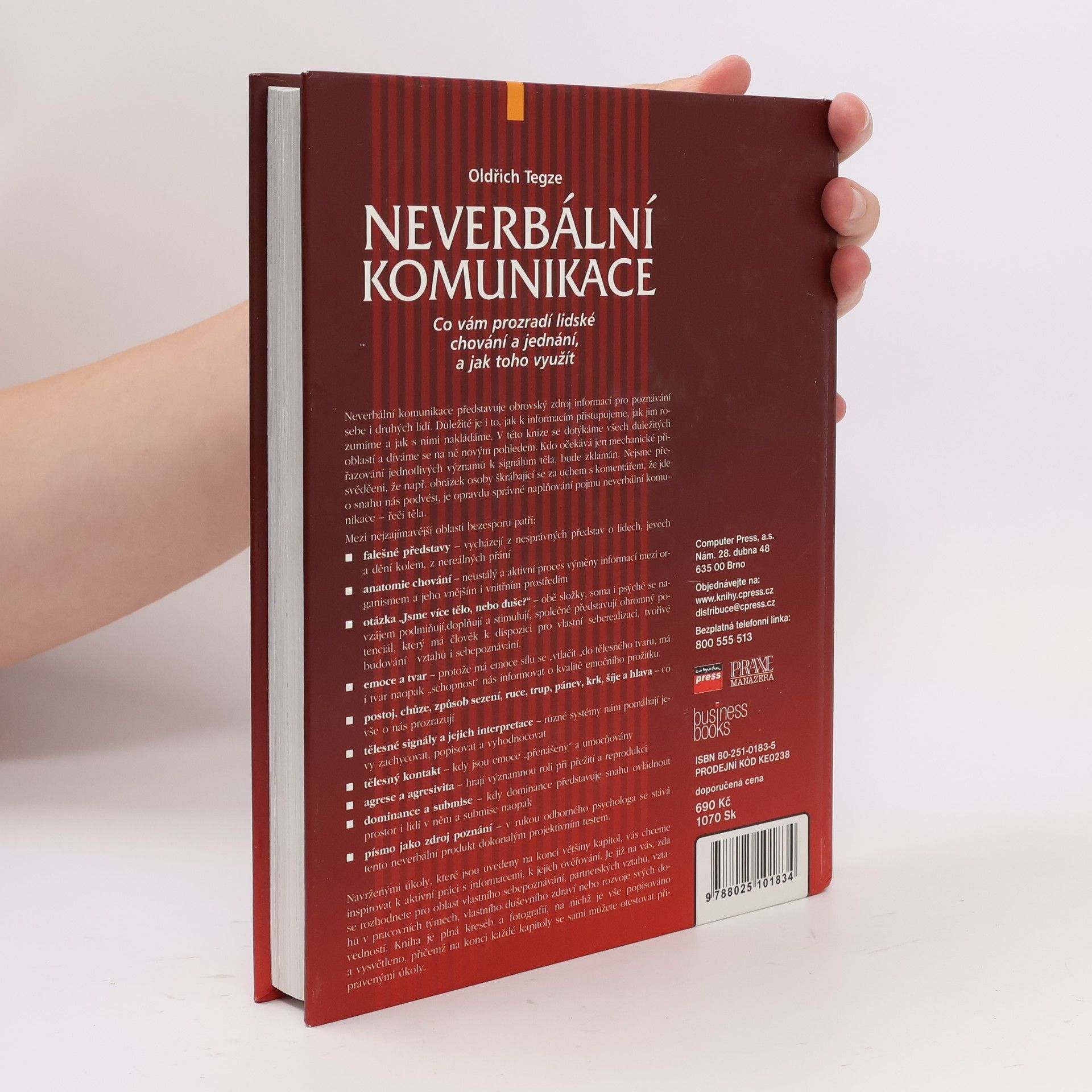 Oldřich Tegze Neverbální komunikace