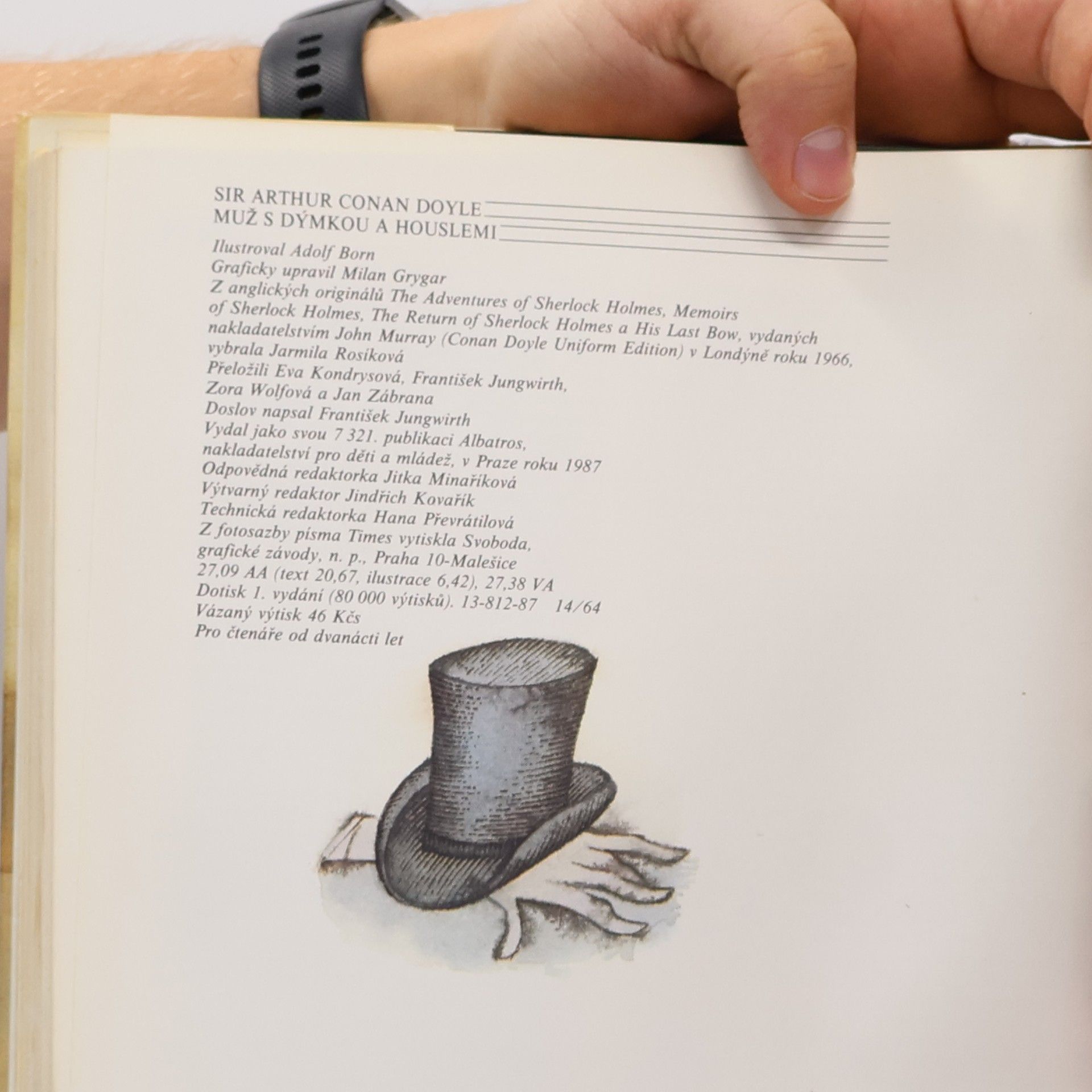 Arthur Conan Doyle Muž s dýmkou a houslemi