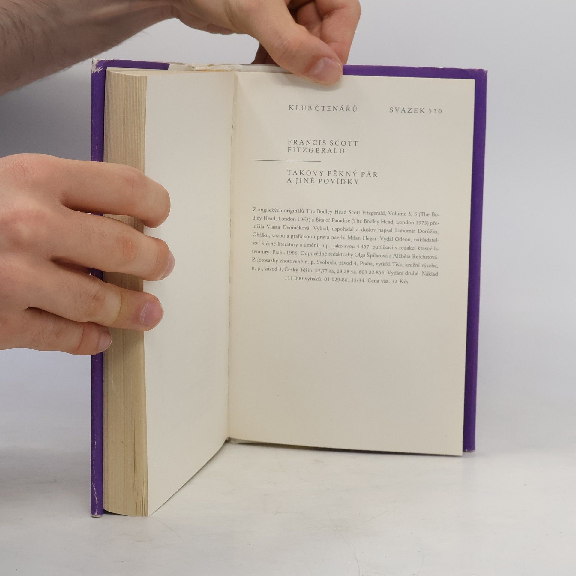 Francis Scott Fitzgerald Takový pěkný pár a jiné povídky