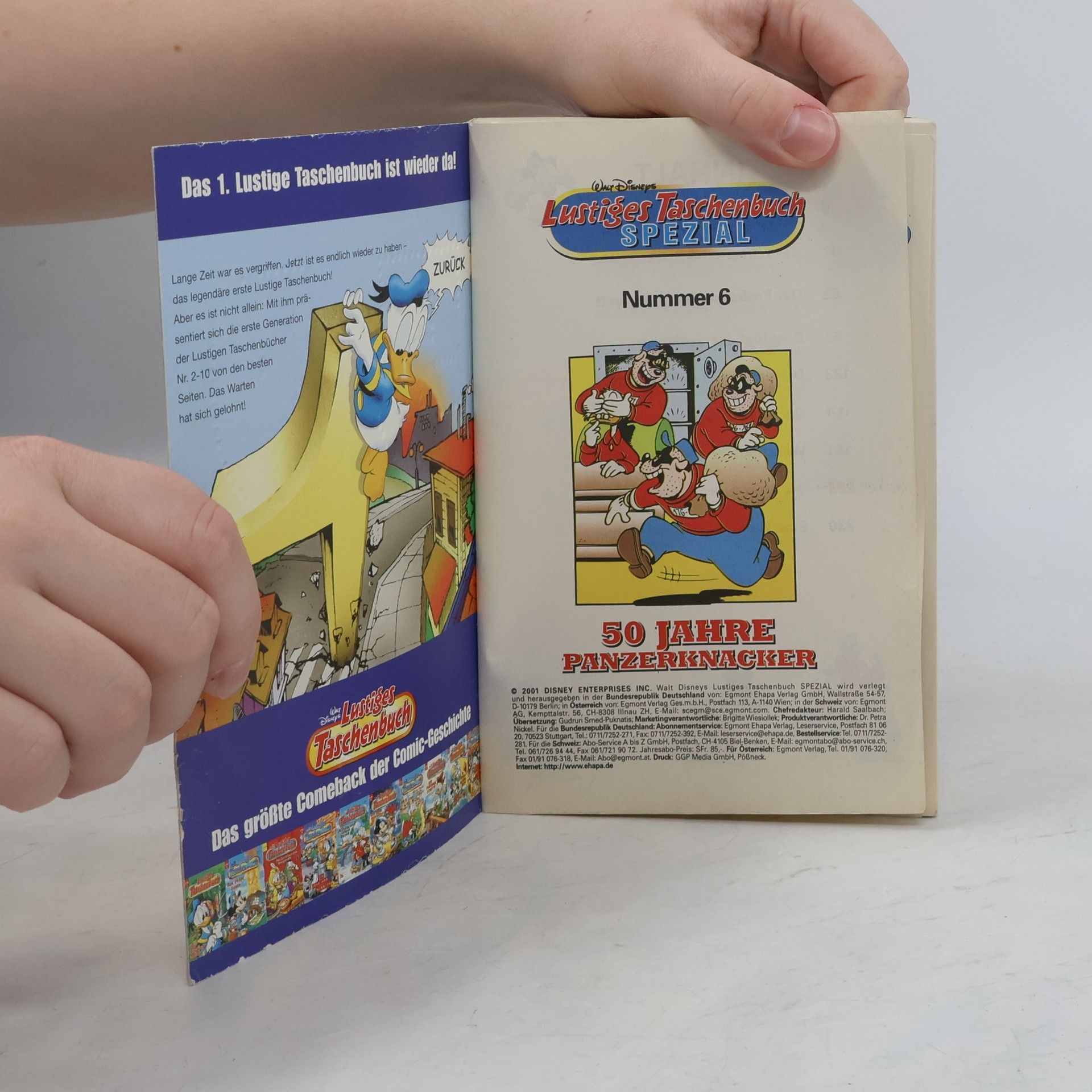 Various authors Lustiges Taschenbuch Spezial 6. 50 Jahre Panzerknacker