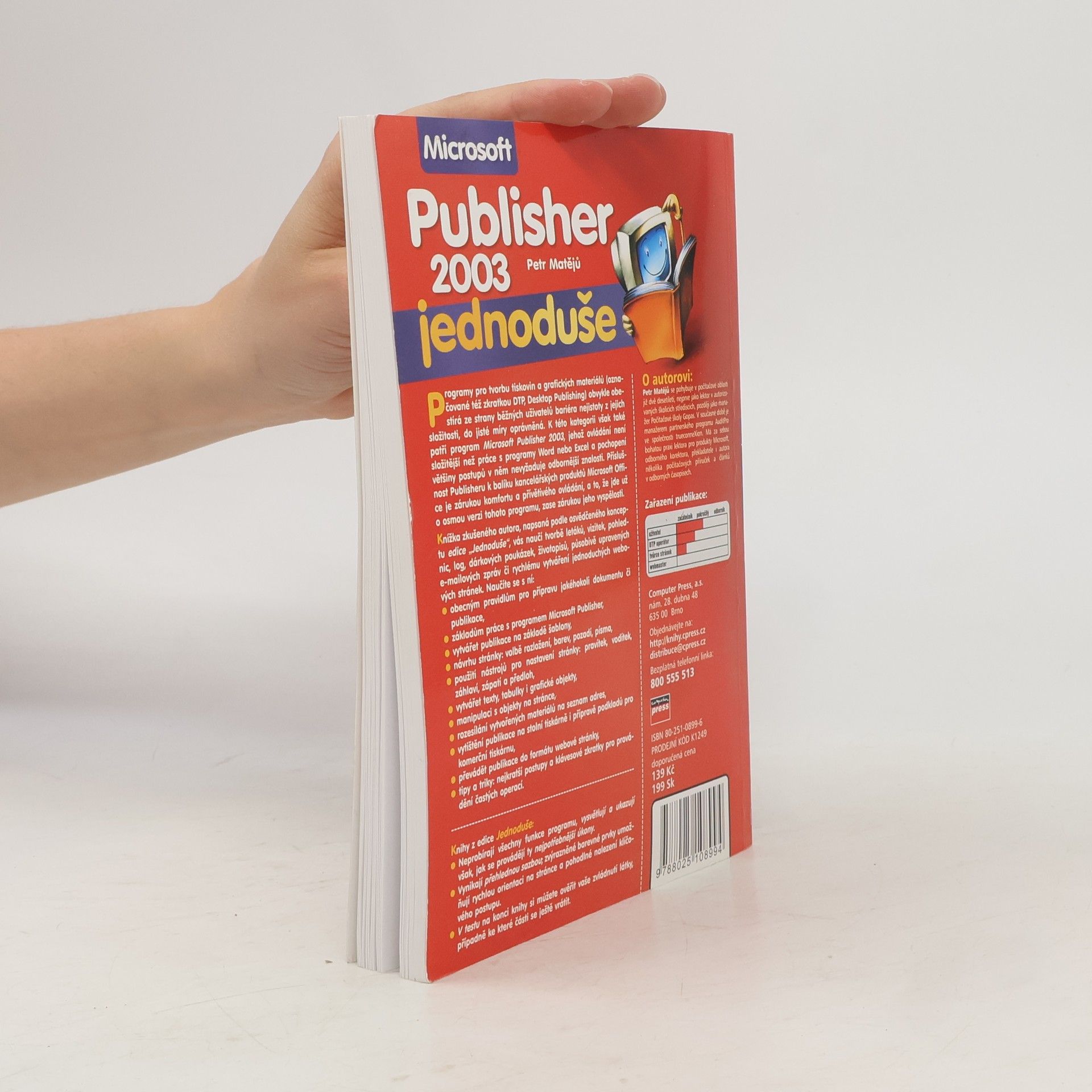 Petr Matějů Microsoft Publisher 2003 jednoduše