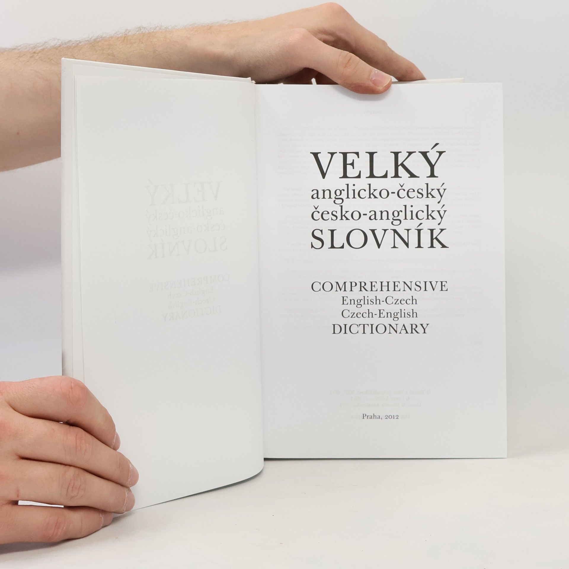 Tomáš Zahradníček Velký anglicko-český, česko-anglický slovník. Comprehensive English-Czech, Czech-English Dictionary