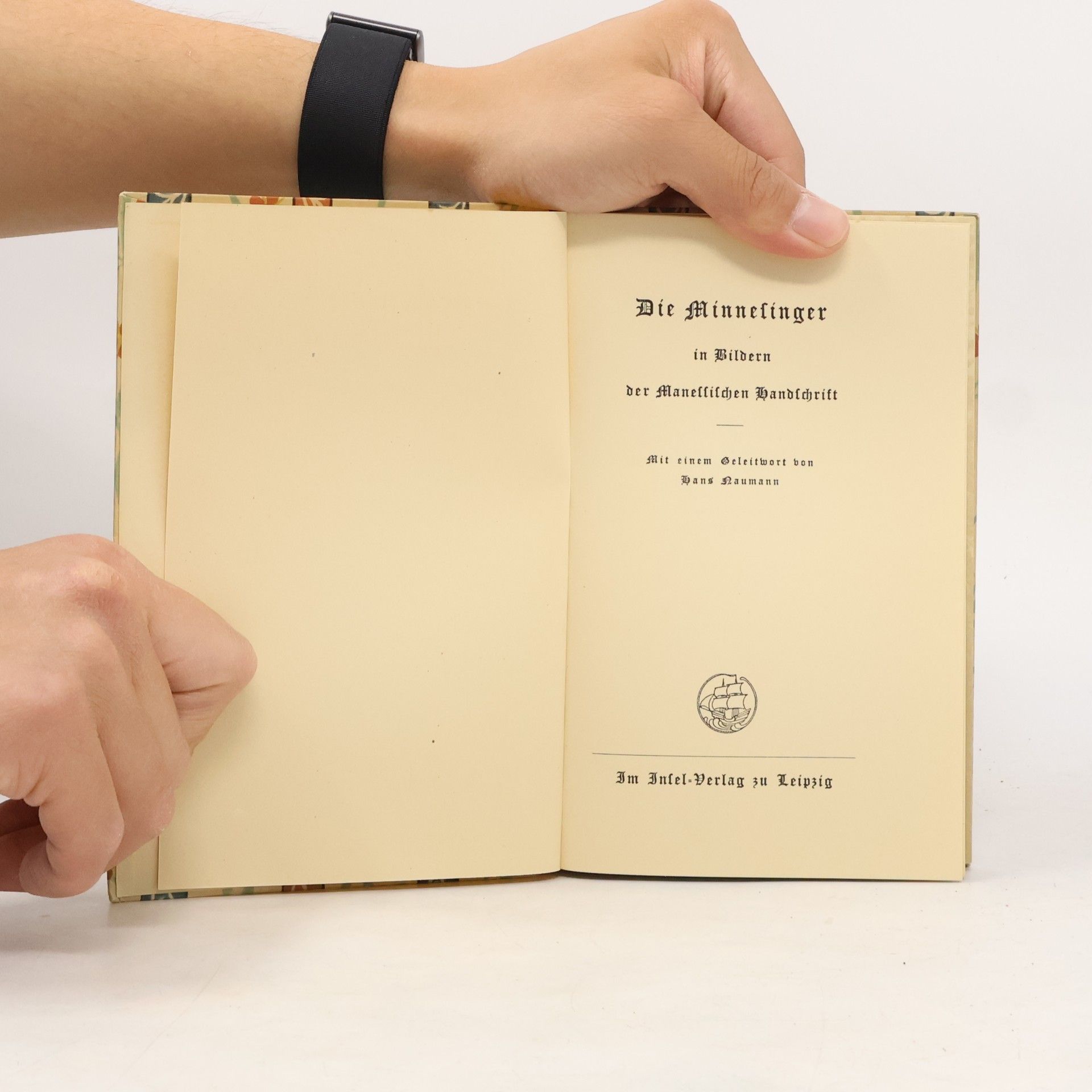Naumann Hans Die Minnesinger in Bildern der Manessischen Handschrift