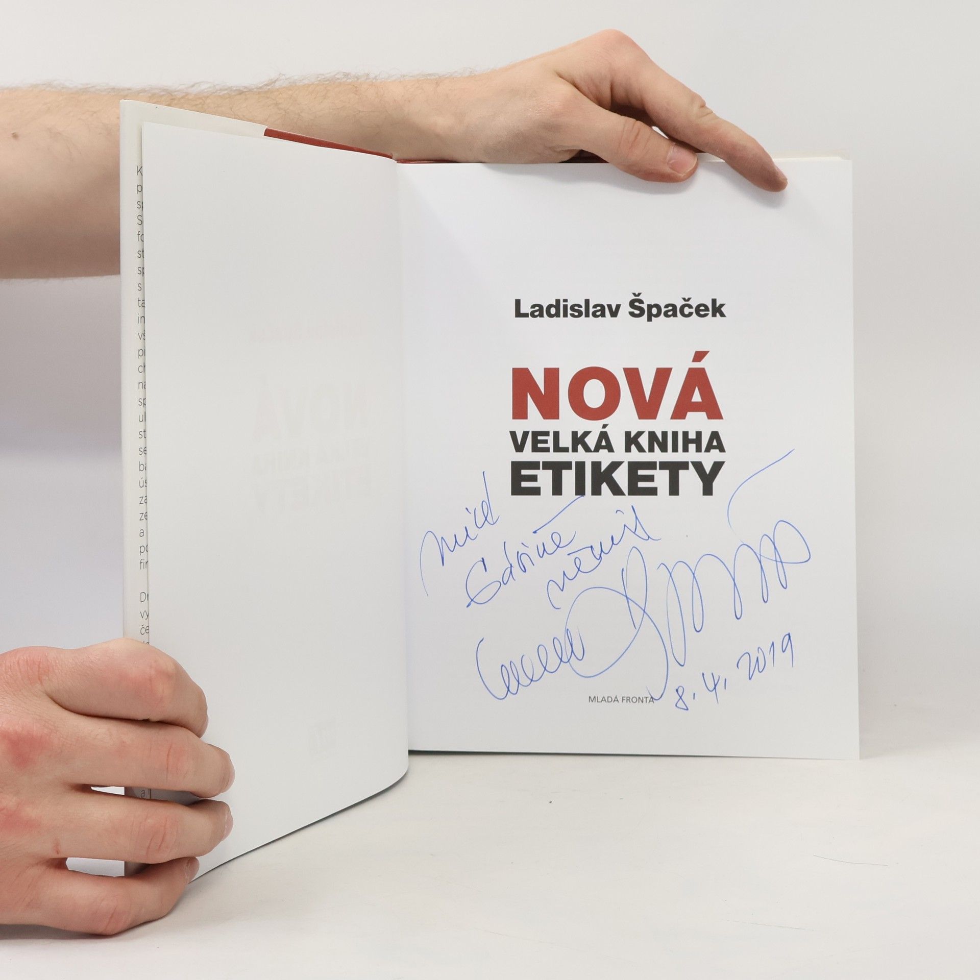 Ladislav Špaček Nová velká kniha etikety