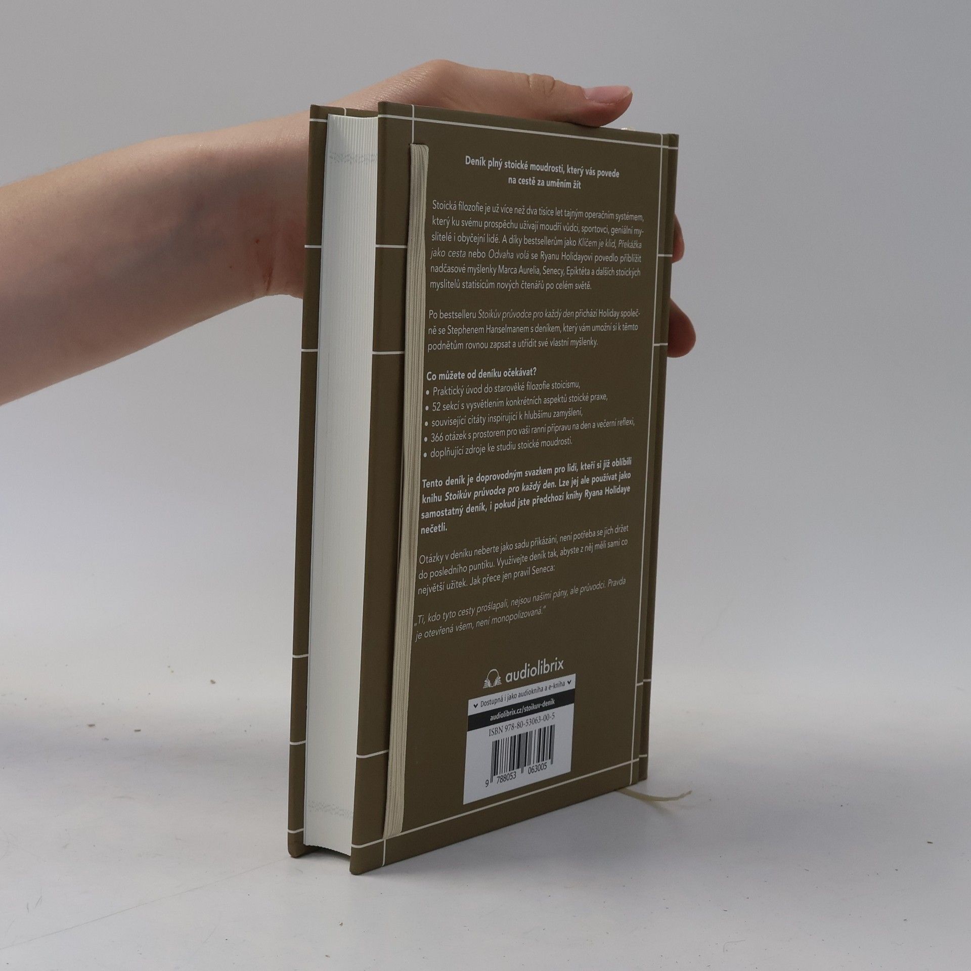 Ryan Holiday Stoikův deník pro každý den