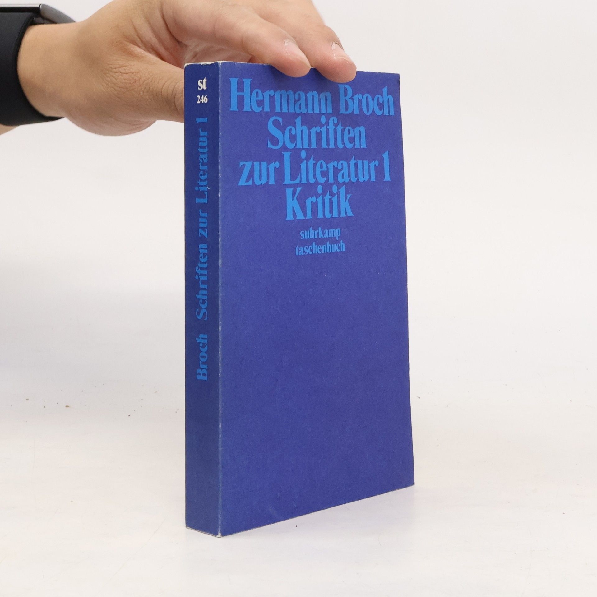 Hermann Broch Schriften zur Literatur 1. Kritik