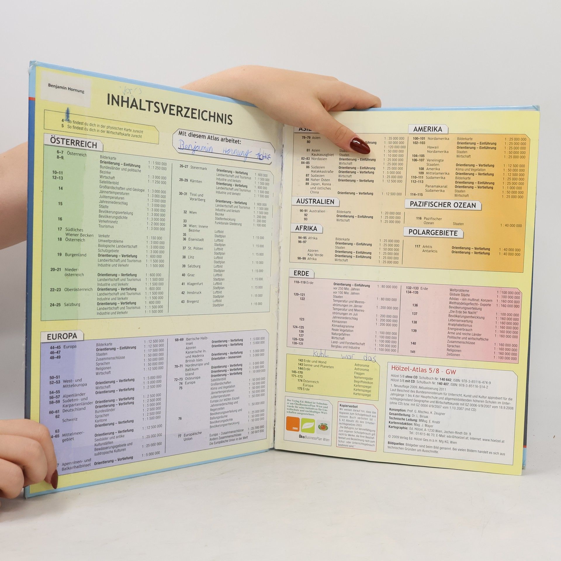 AA.VV. Hölzel-Atlas für die 5. bis 8. Schulstufe