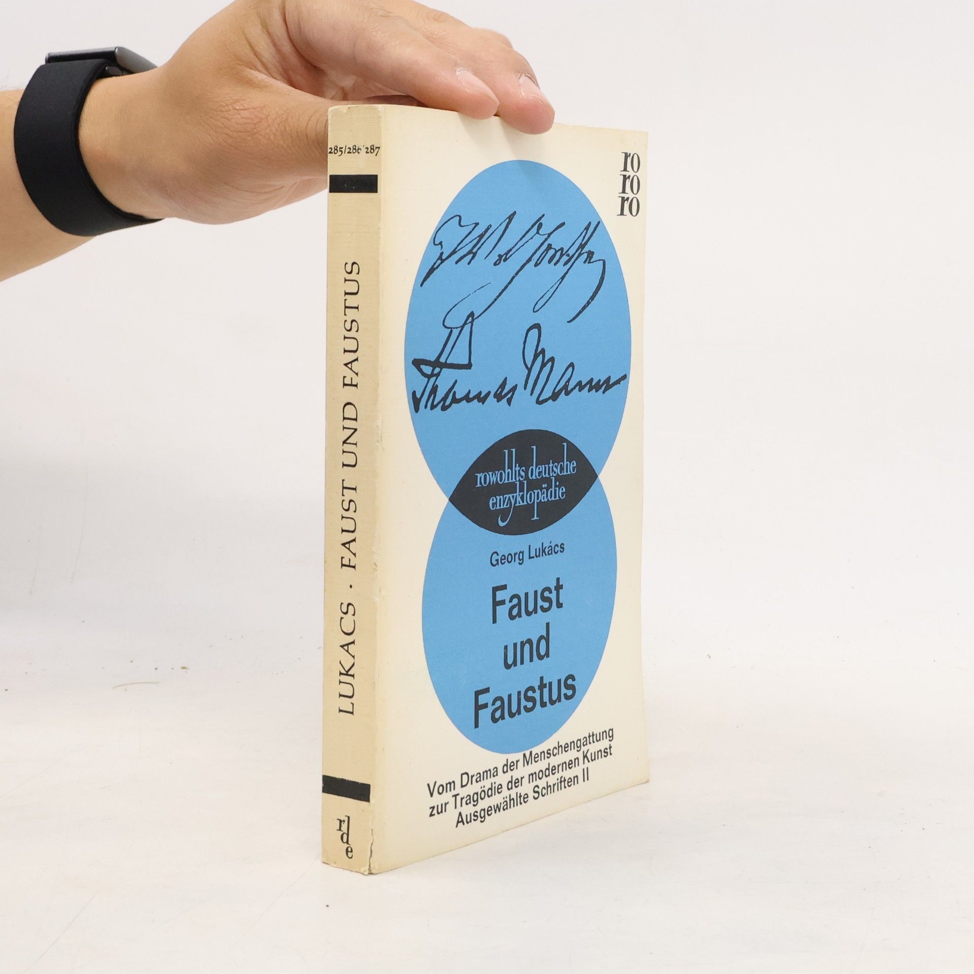 György Lukács Faust und Faustus