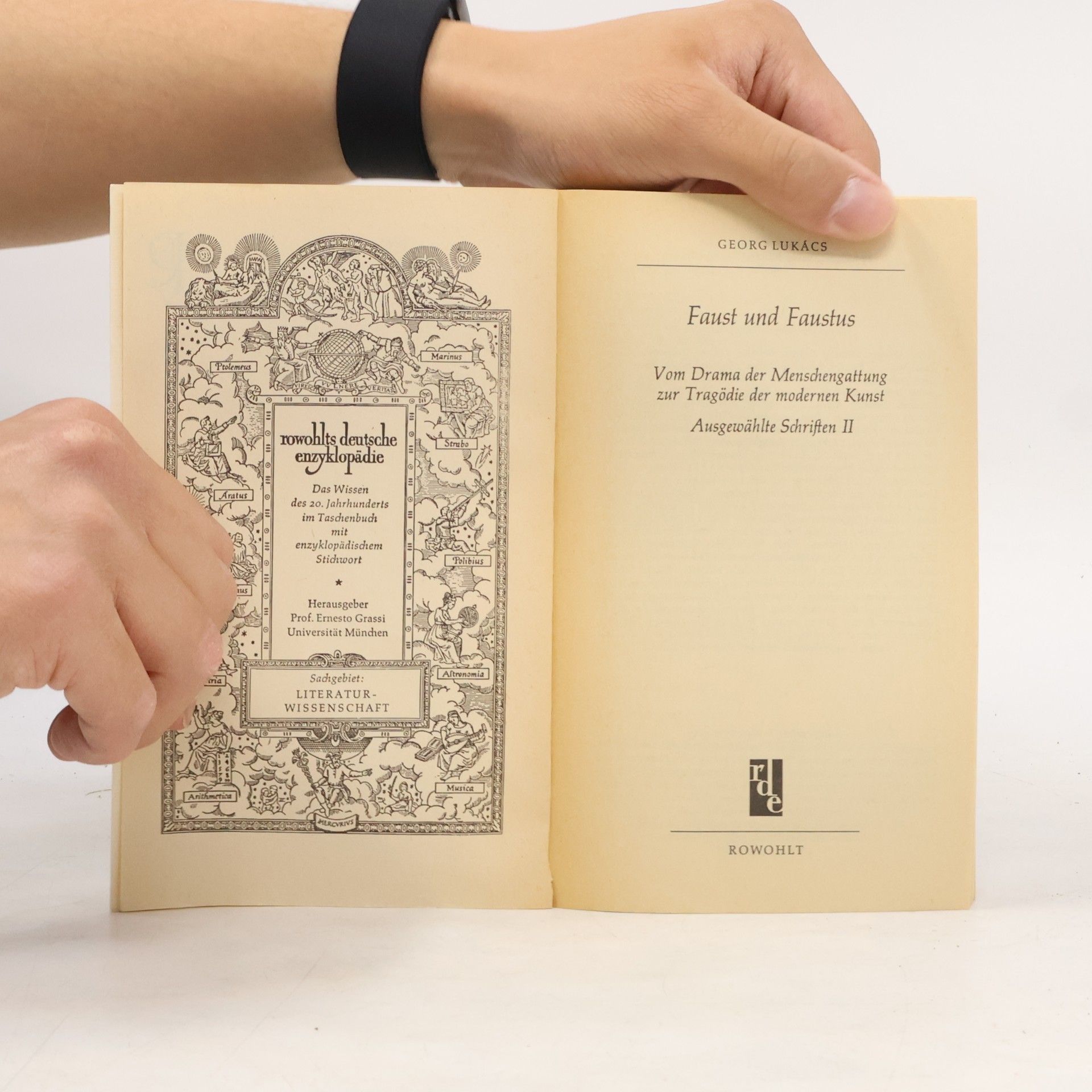 György Lukács Faust und Faustus