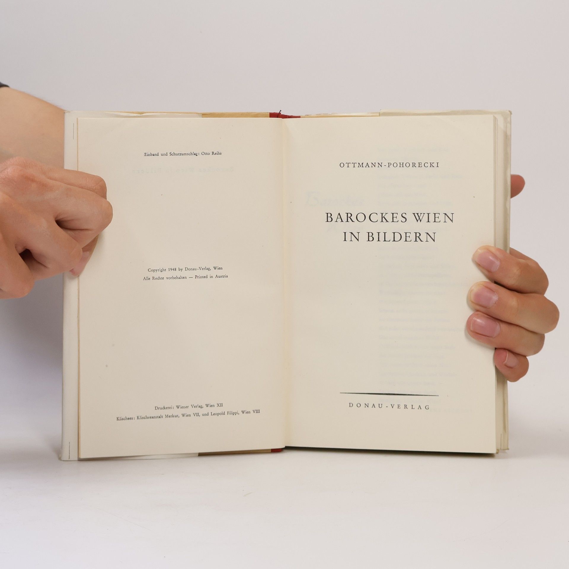 Franz Ottmann Barockes Wien in Bildern