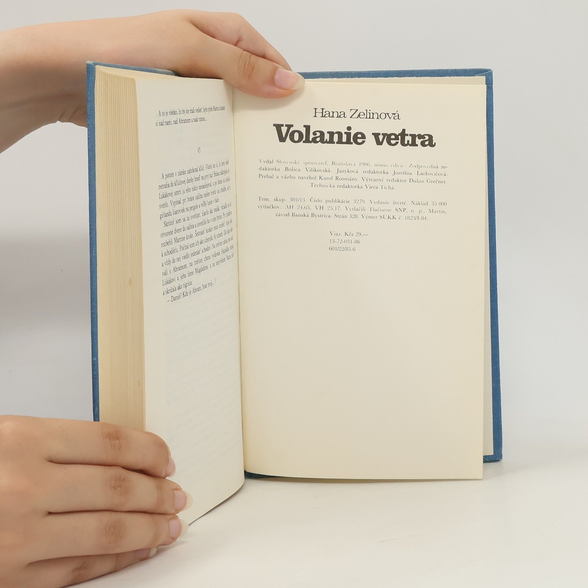 Hana Zelinová Volanie vetra