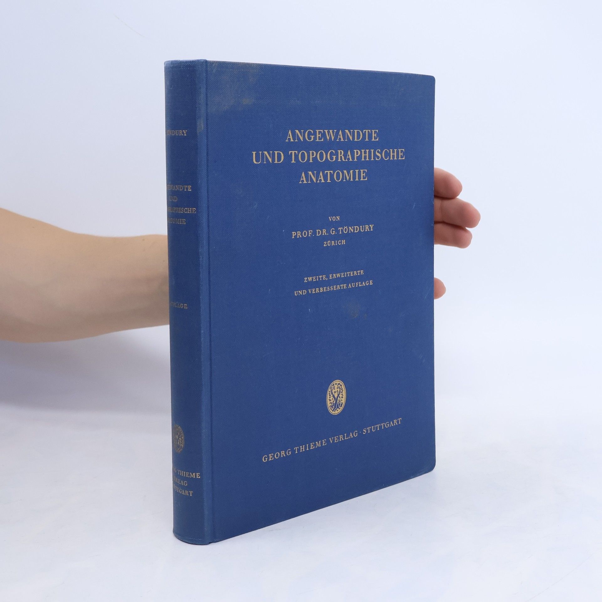 Gian Töndury Angewandte und topographische Anatomie