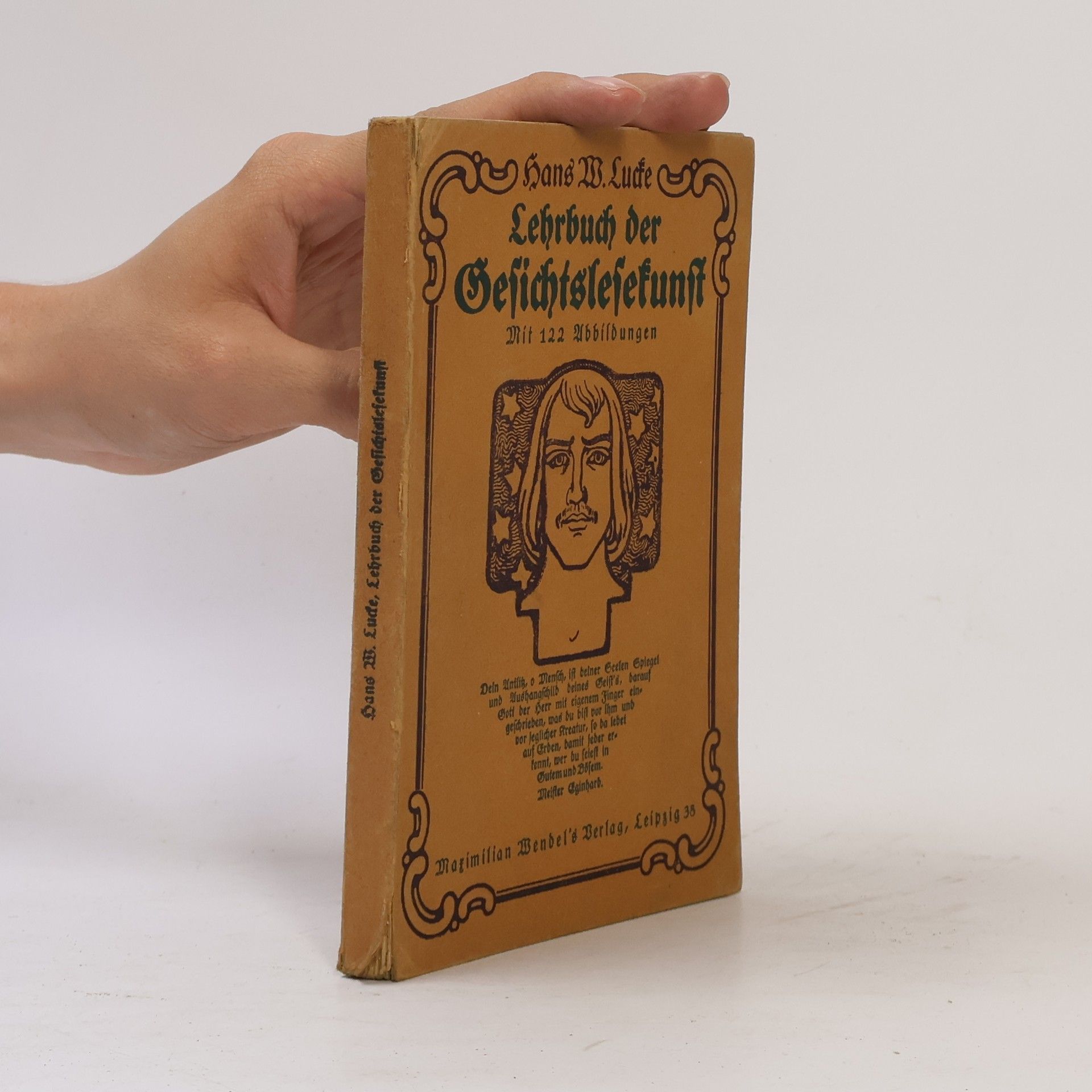 Hans W. Lucke Lehrbuch der Gesichtslesekunst