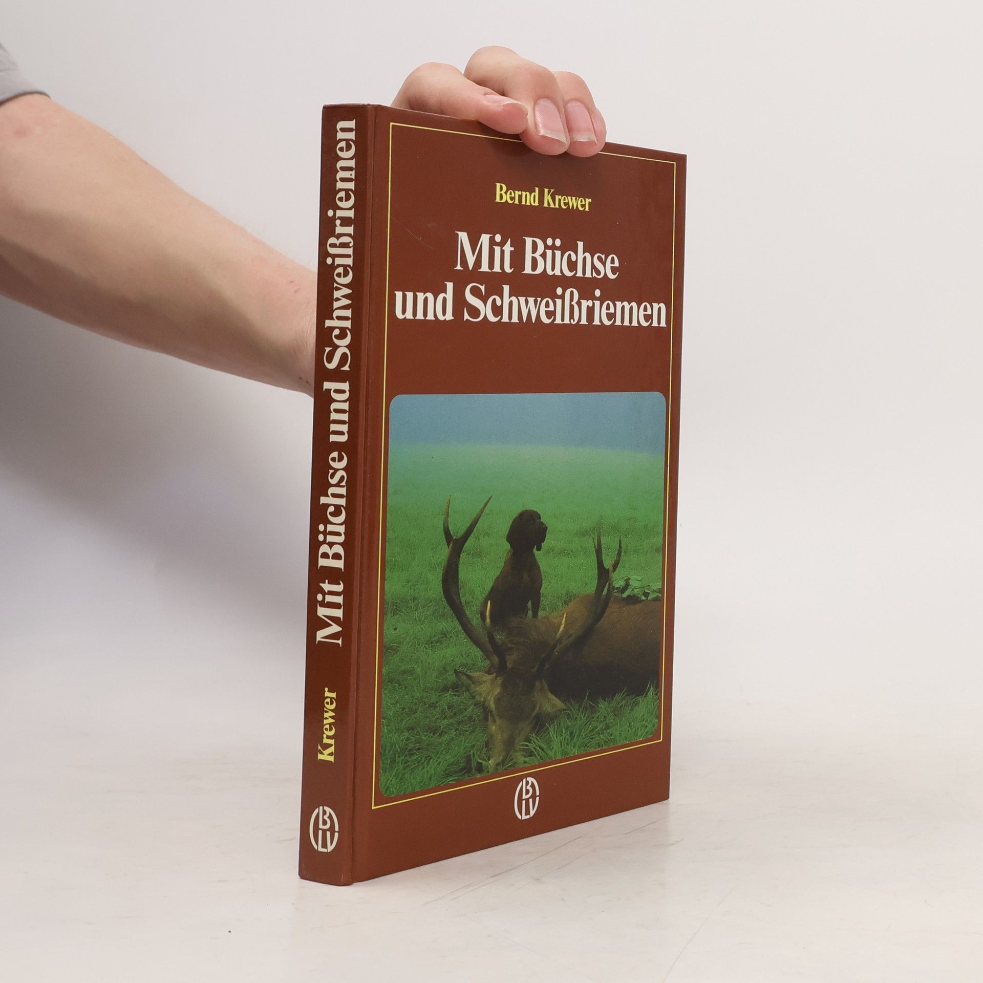 Bernd Krewer Mit Büchse und Schweissriemen