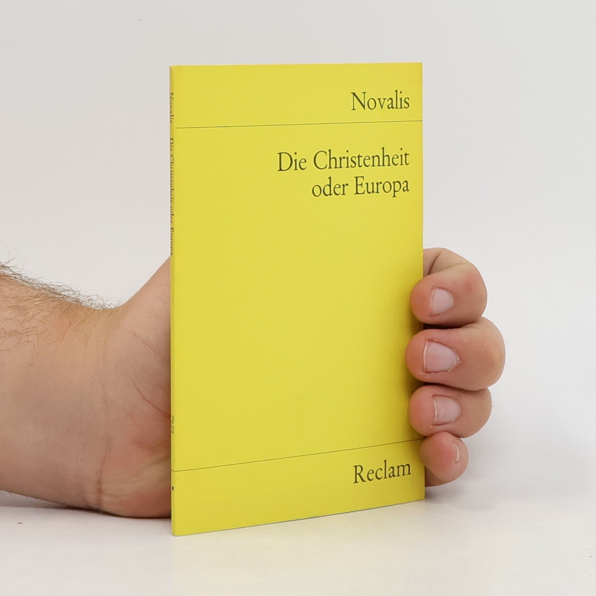 Novalis Die Christenheit oder Europa
