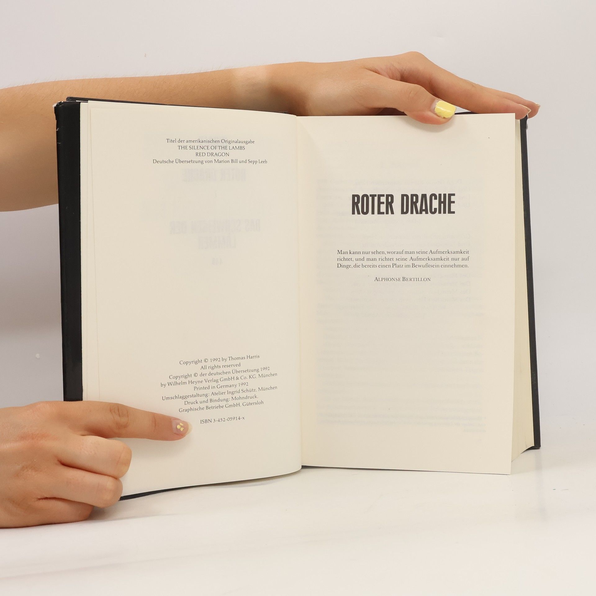 Thomas Harris Das Schweigen der Lämmer. Roter Drache